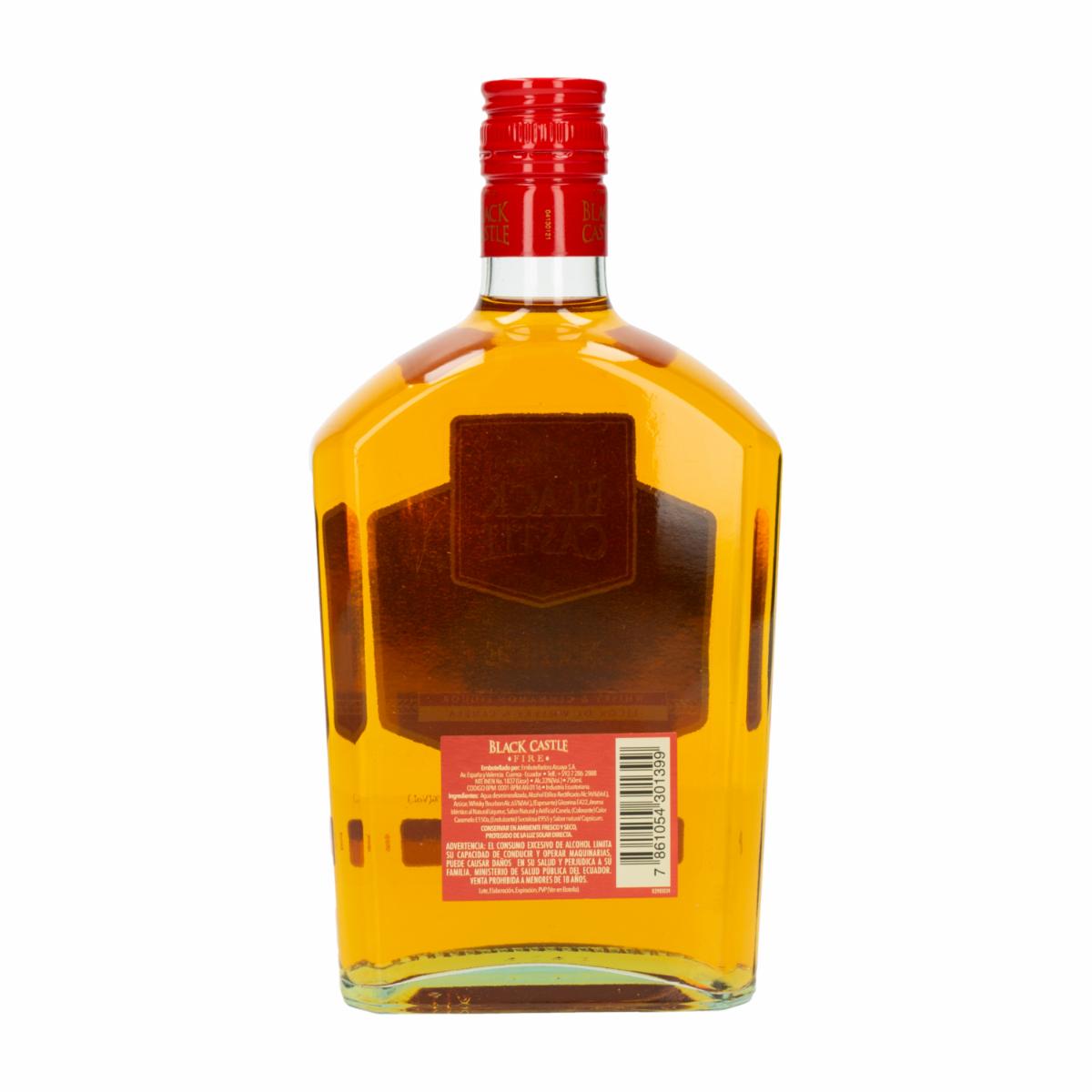 Whisky Fire Black Castle 750 Ml