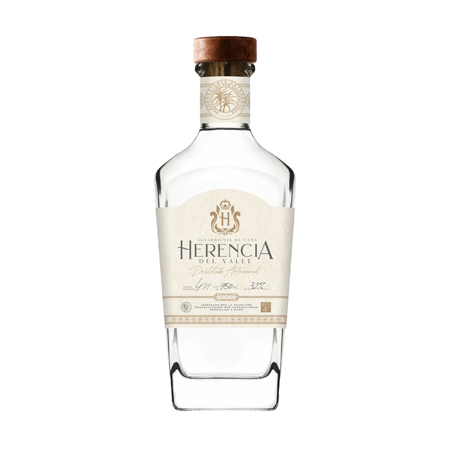 Aguardiente De Caña CRISTAL 750 Ml
