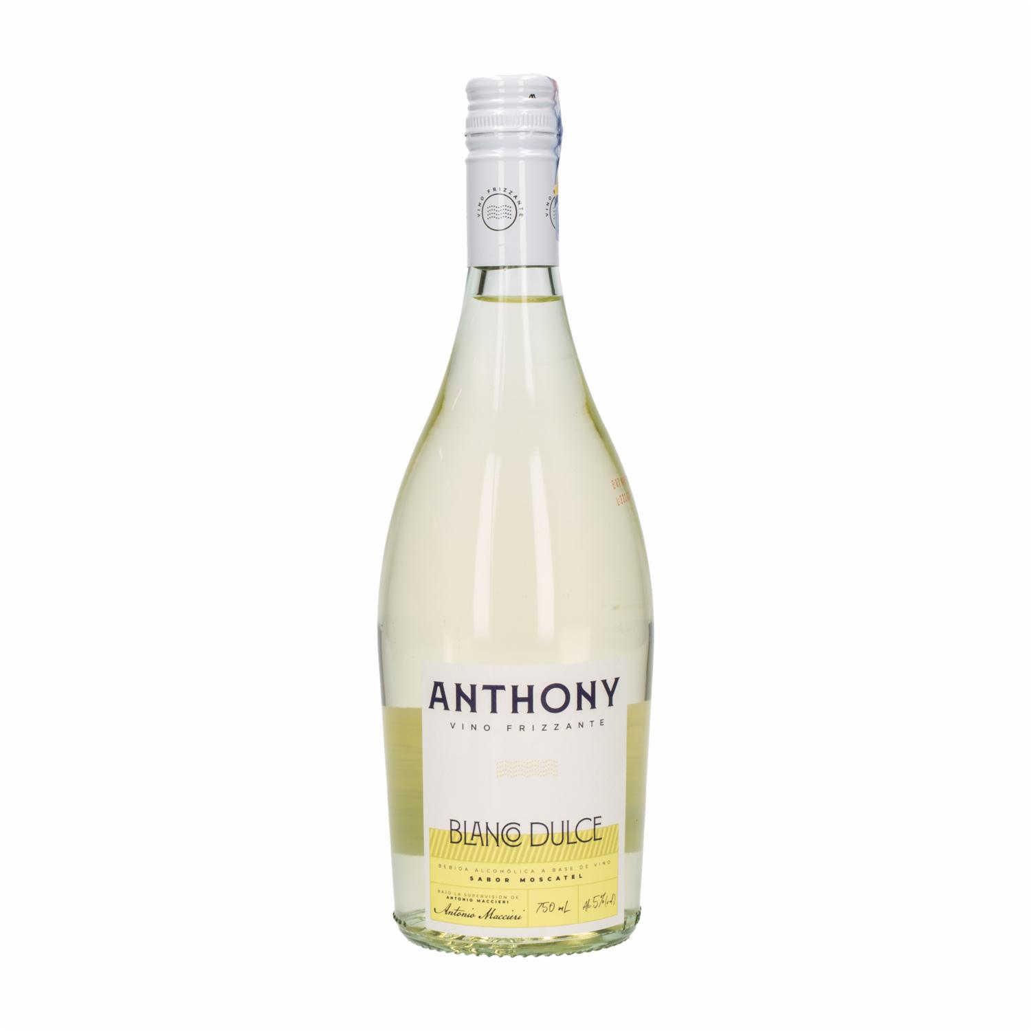 Vino Blanco Moscatel Anthony 750 Ml