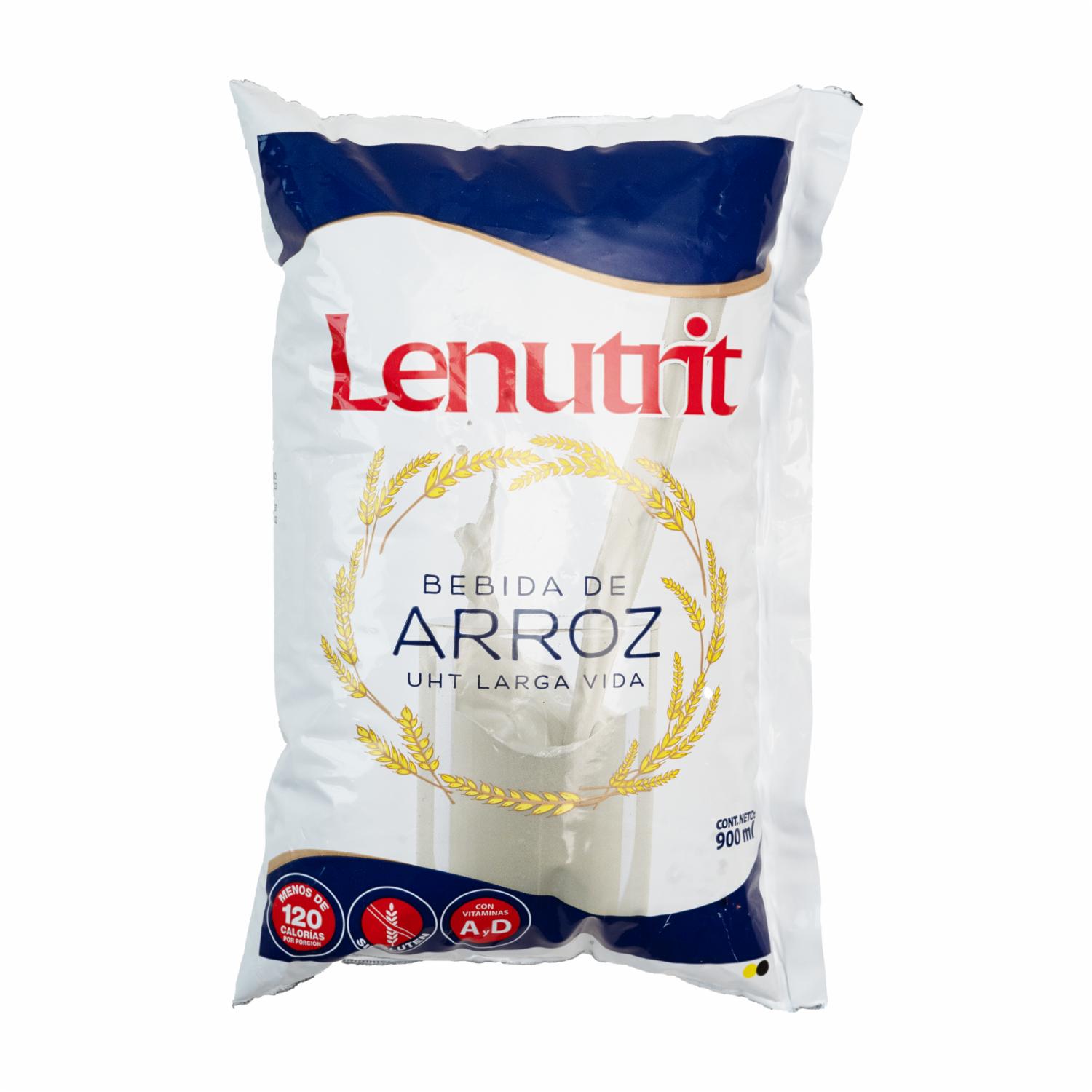 Bebida De Arroz UHT Larga Vida LENUTRIT 900 Ml