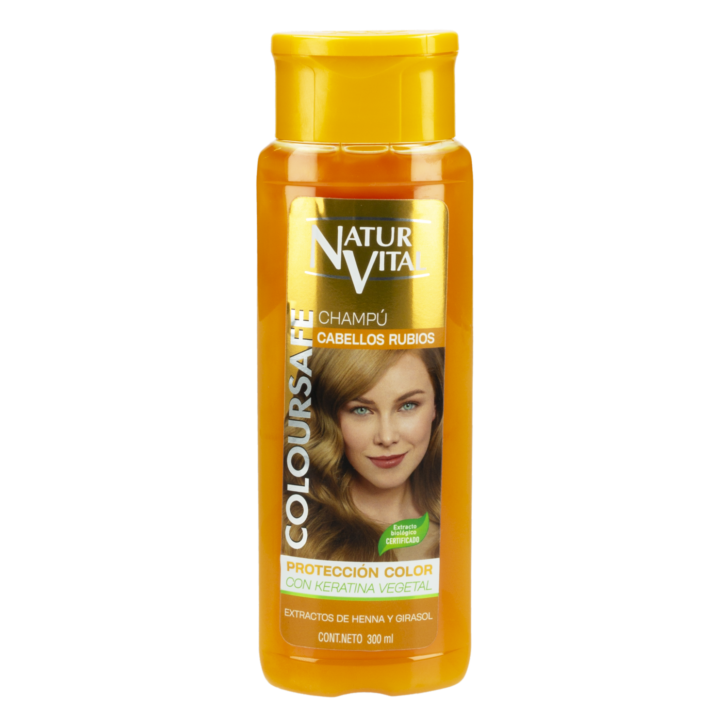 Shampoo De Cabello Rubios Protec.Color NATUR VITAL 300 Ml