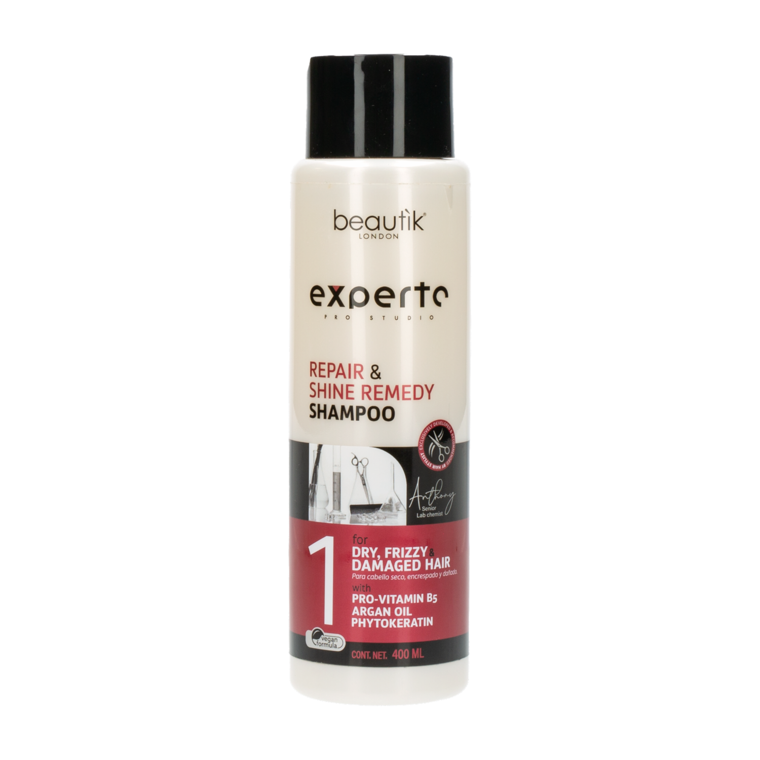 Shampoo De Cabello Repair And Shine Remedy BEAUTÌK LONDON 400 Ml