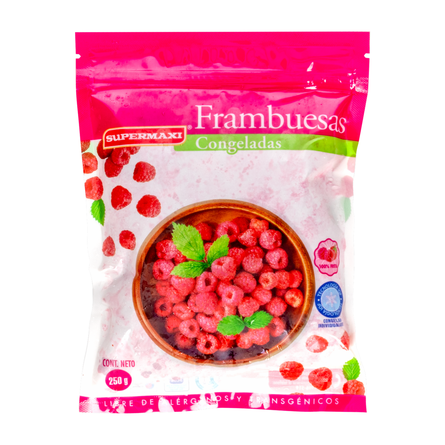 Frambuesa Congelado SUPERMAXI 250 G