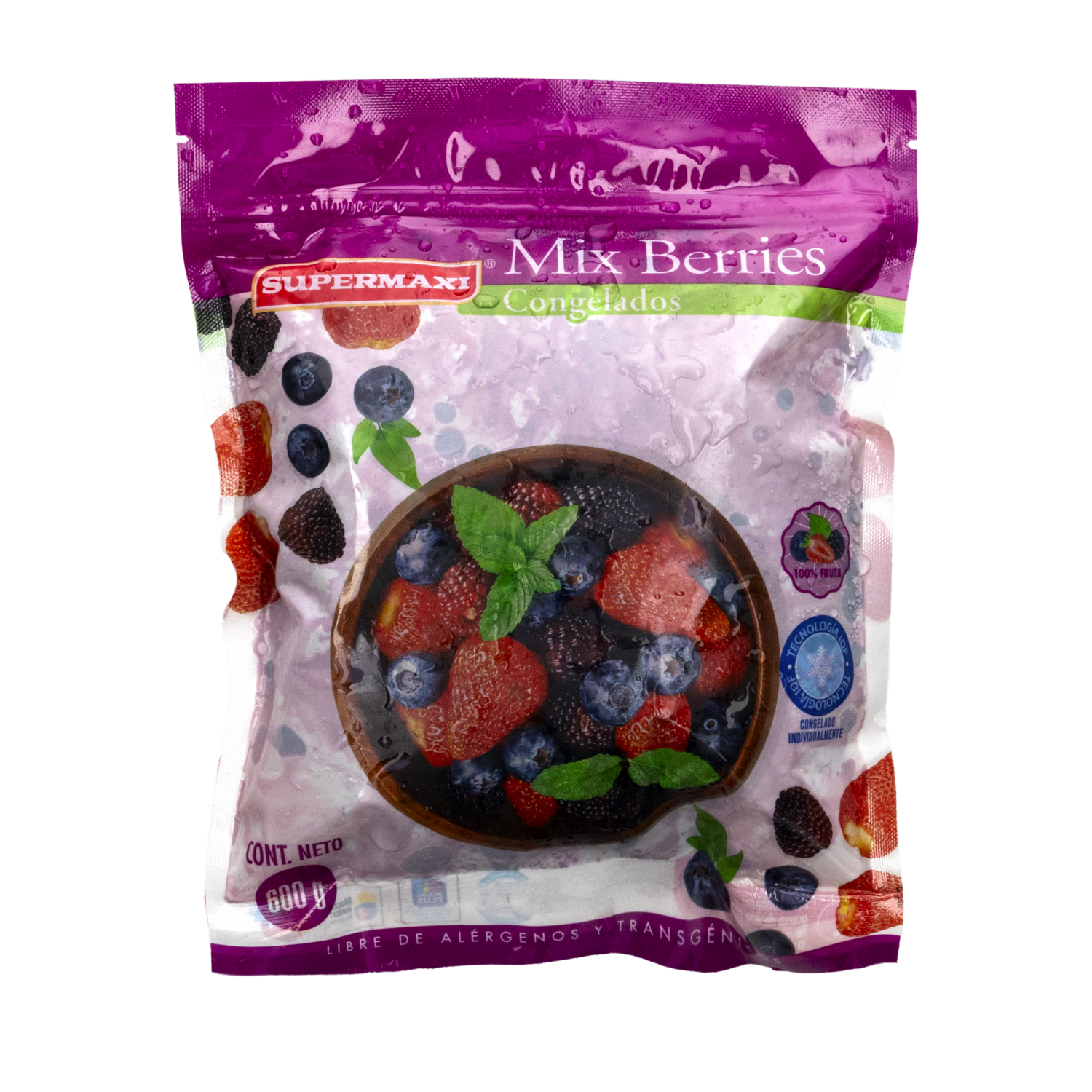 Mix Berries Congelado SUPERMAXI 600 G