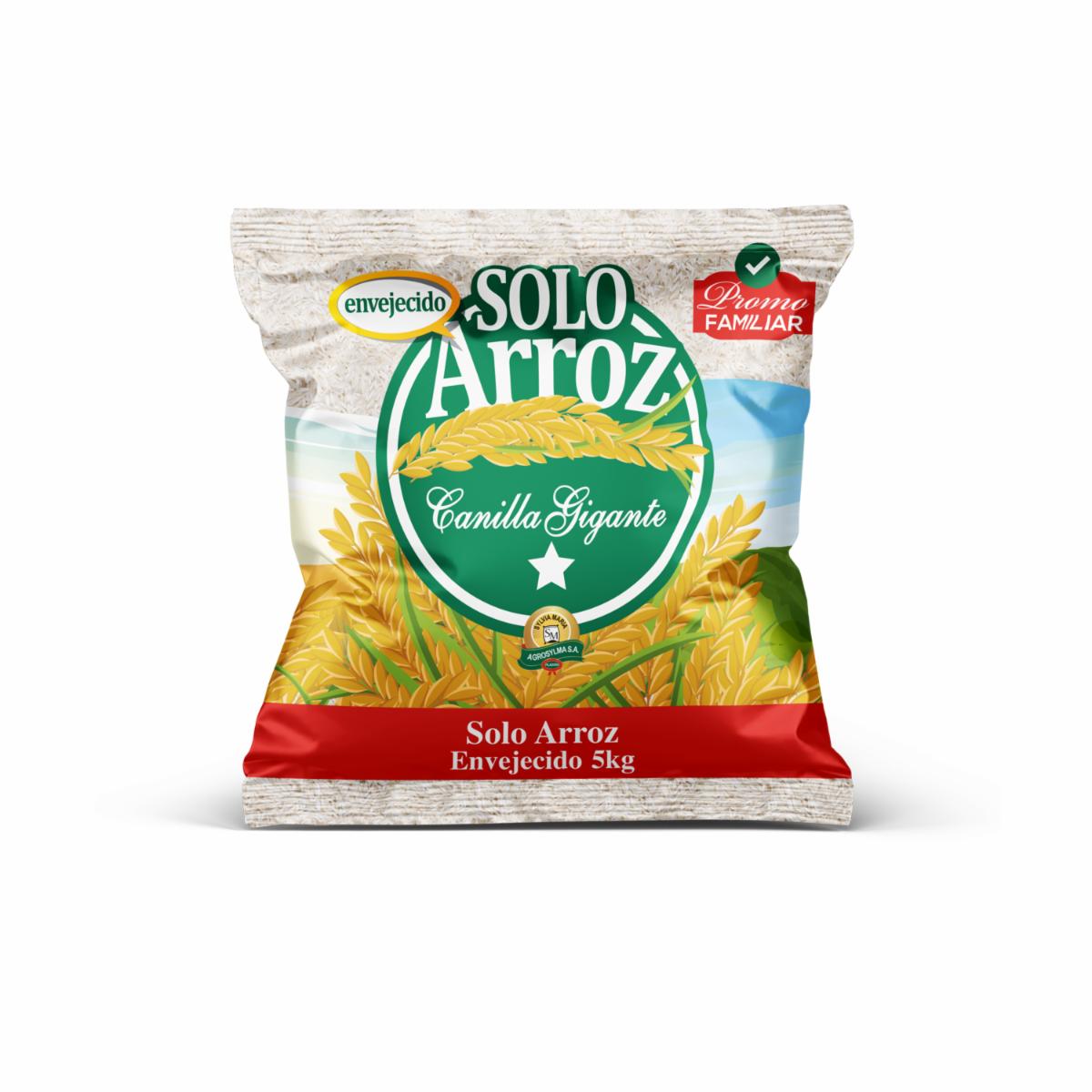Arroz Canilla Gigante Envejecido SOLO ARROZ 5000 G