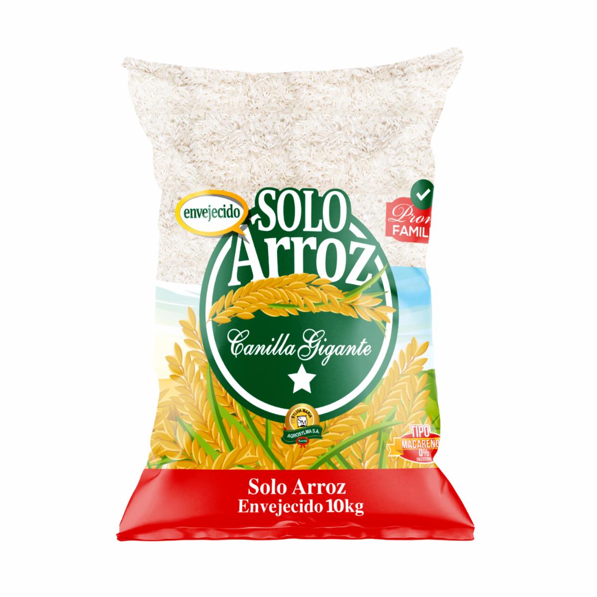 Arroz Canilla Gigante Envejecido SOLO ARROZ 10000 G