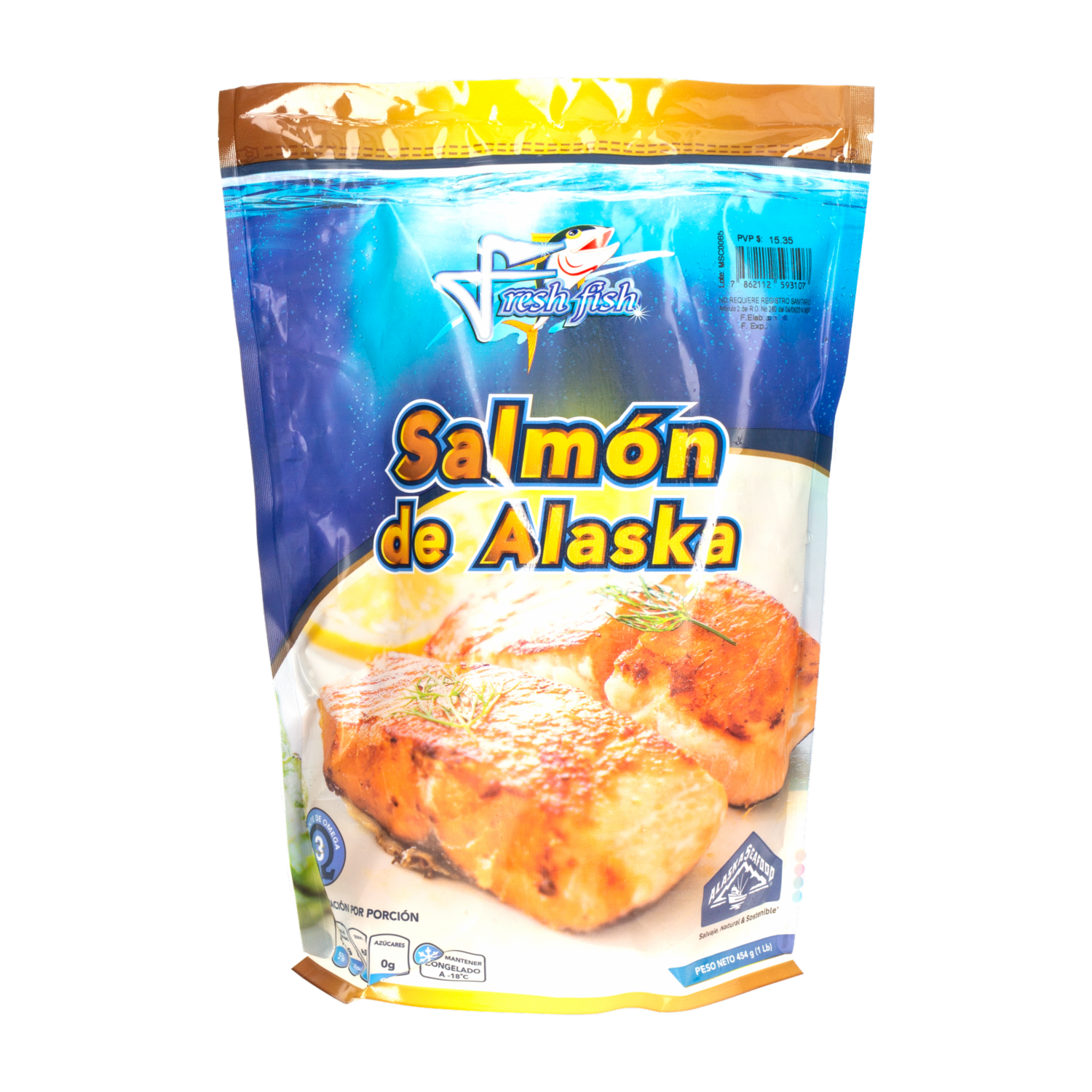 Salmón De Alaska FRESH FISH 454 G