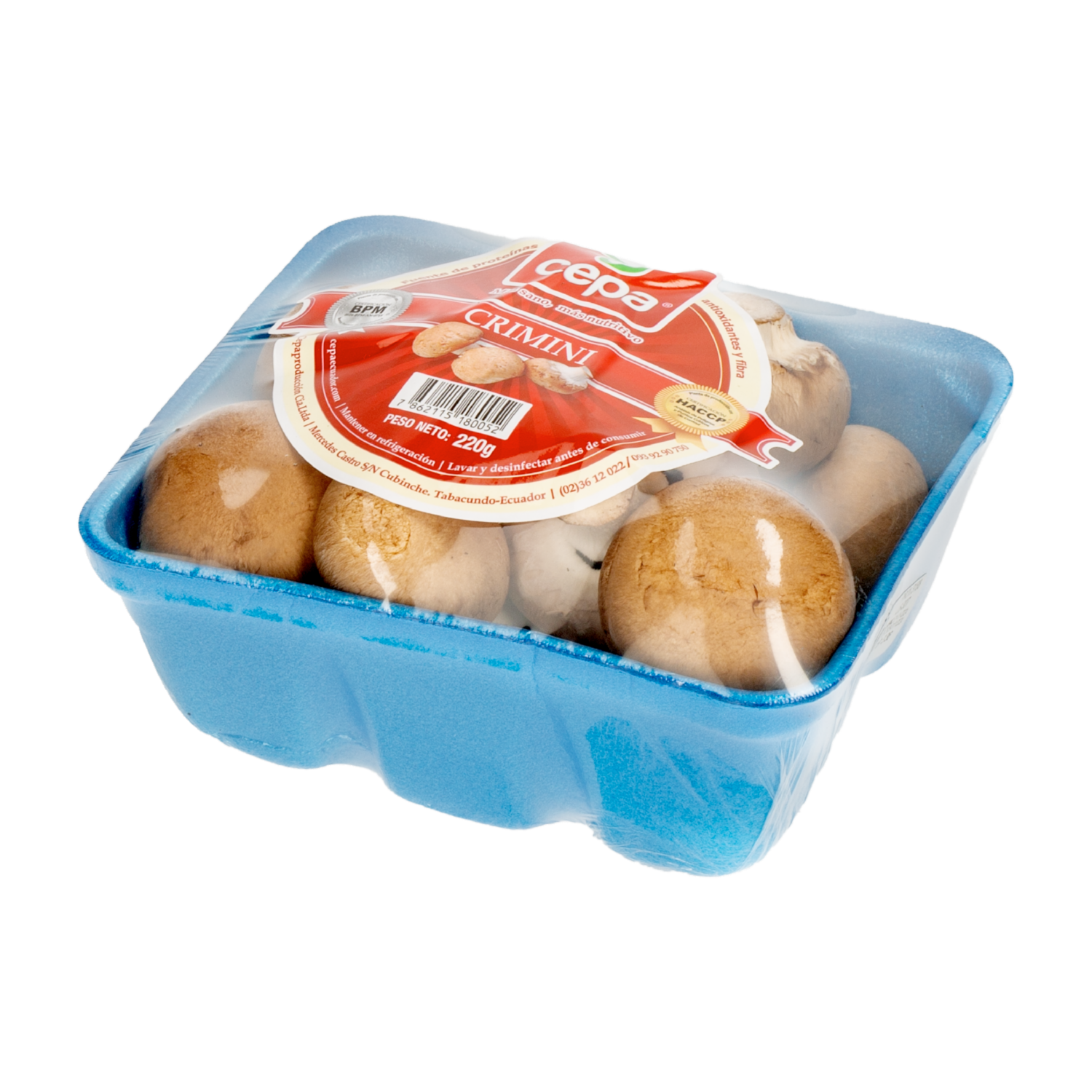 Champiñón Crimini Y Portobello Entero Tarrina CEPA 220 G