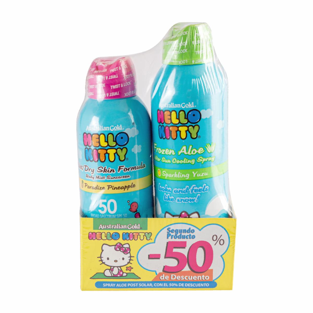Protector Solar Hello Kitty Spf50 AUSTRALIAN GOLD 2 U