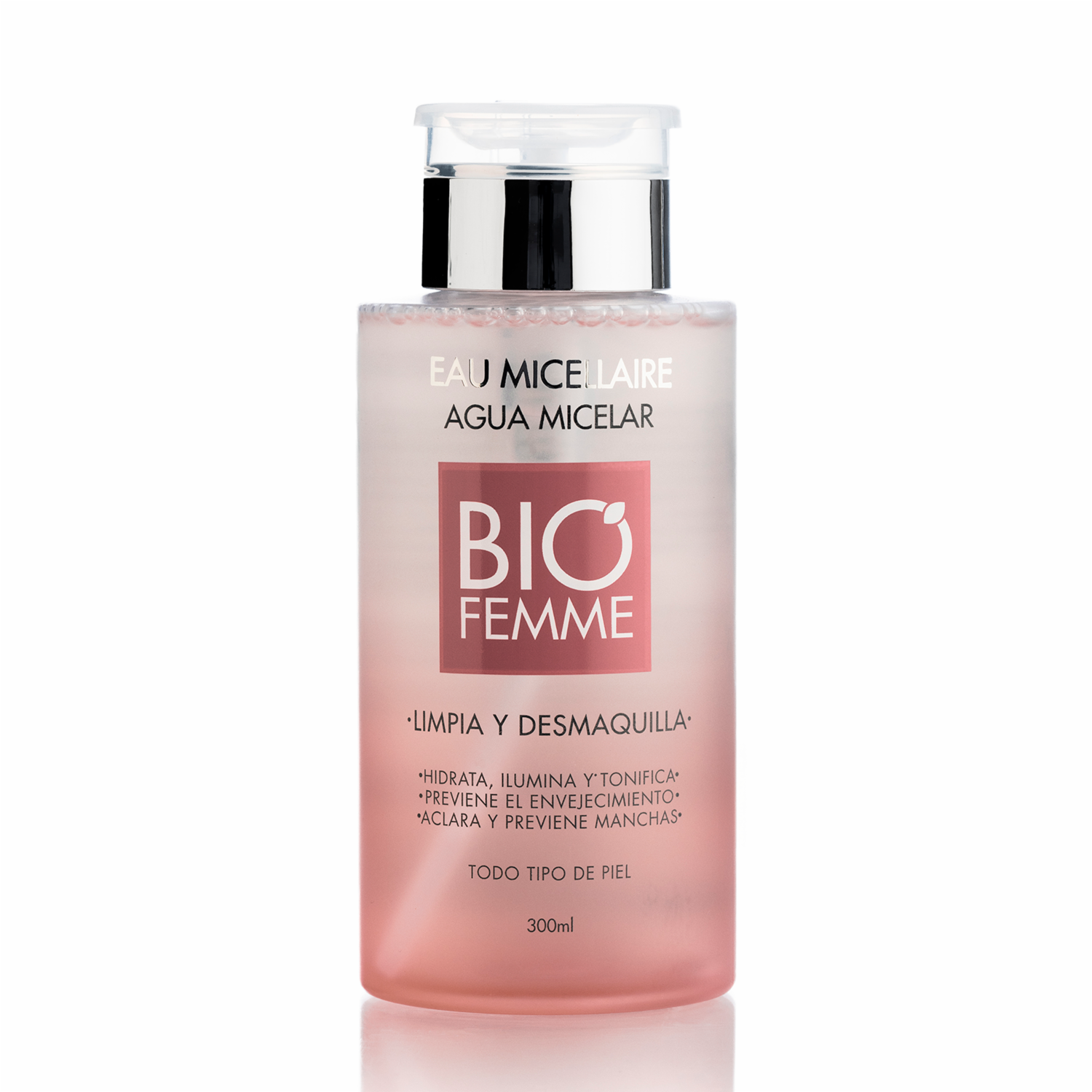 Agua Micelar Facial BIOFEMME 300 Ml