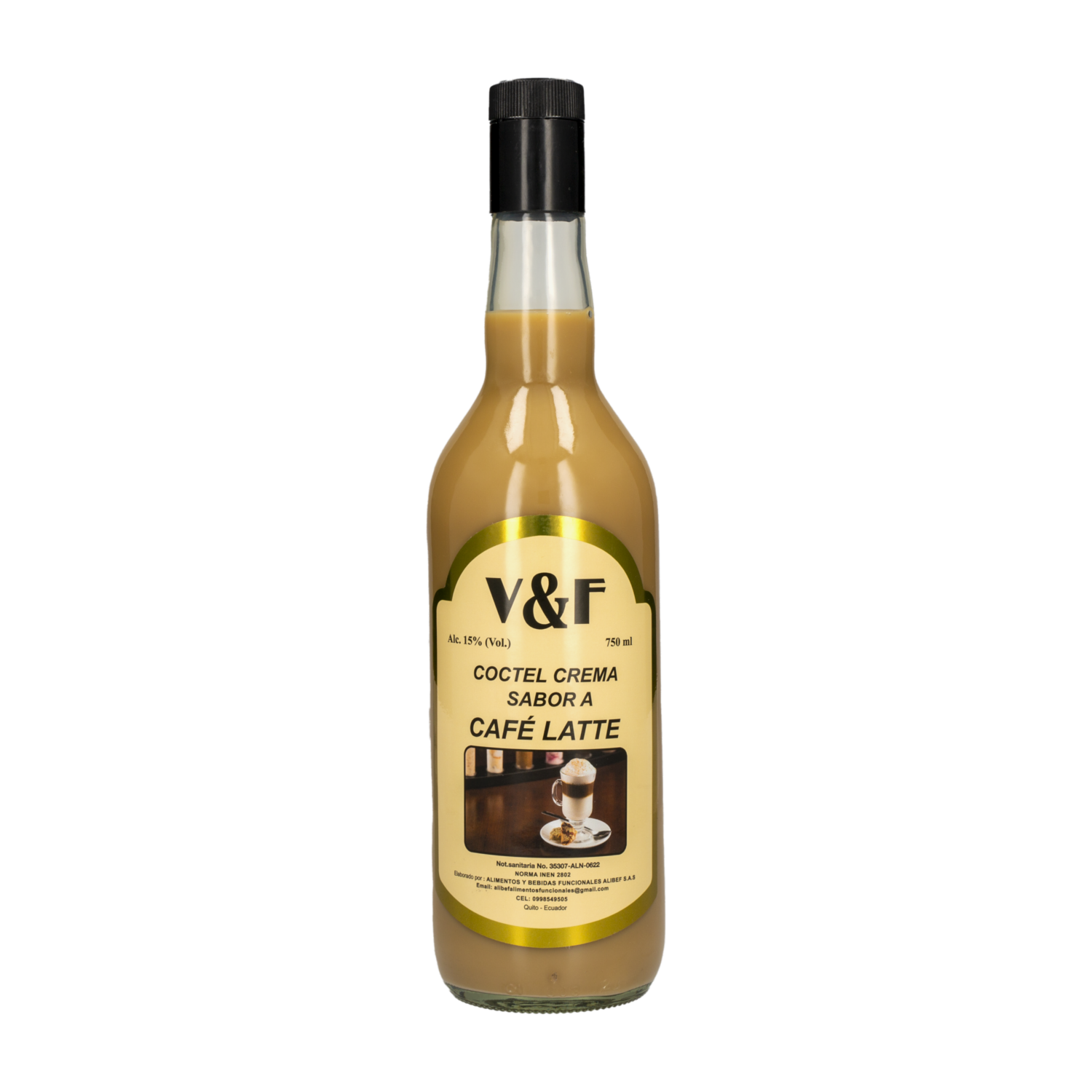Crema De Café Latte V&F 750 ml