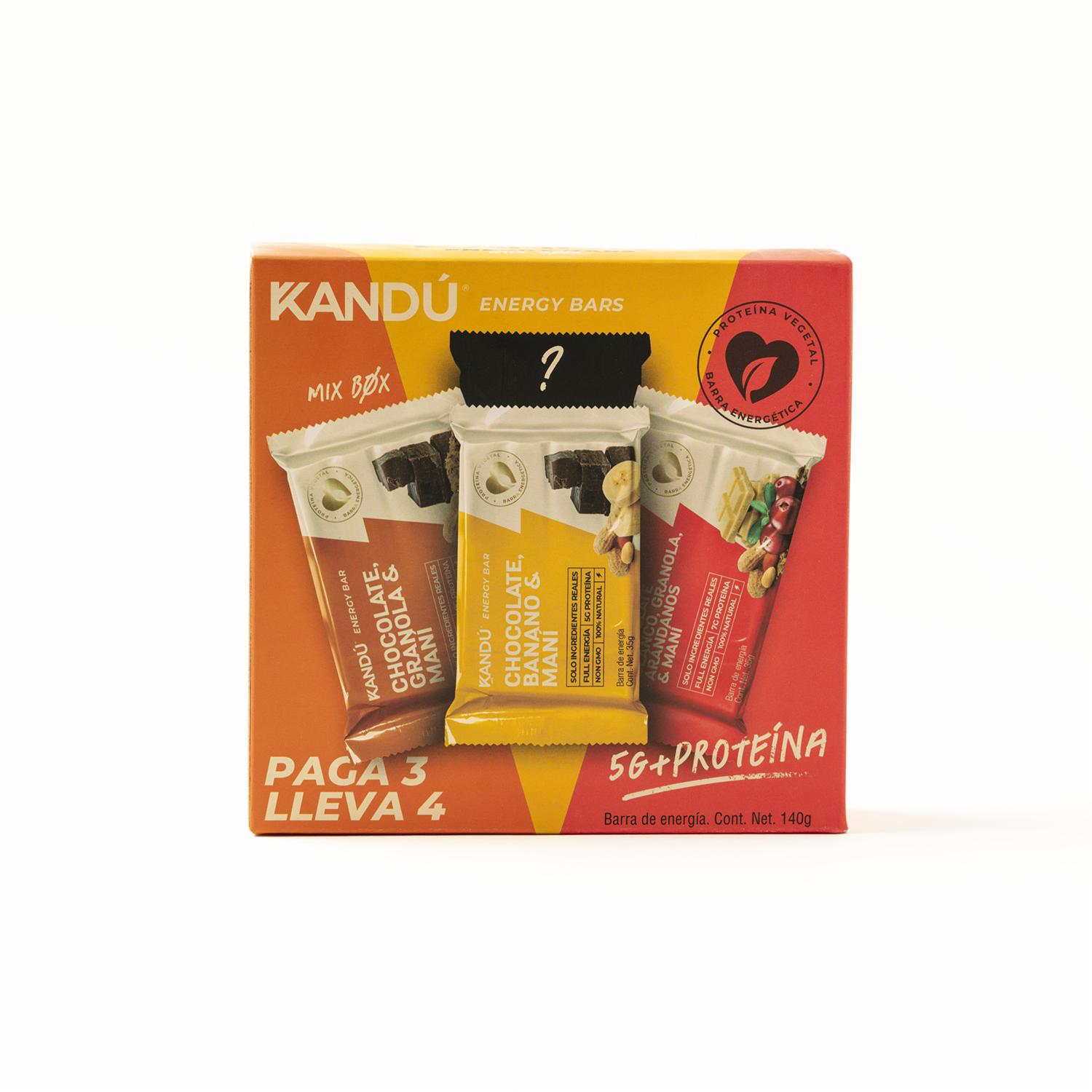 Barra Energética Mix De Sabores KANDÚ 140 G