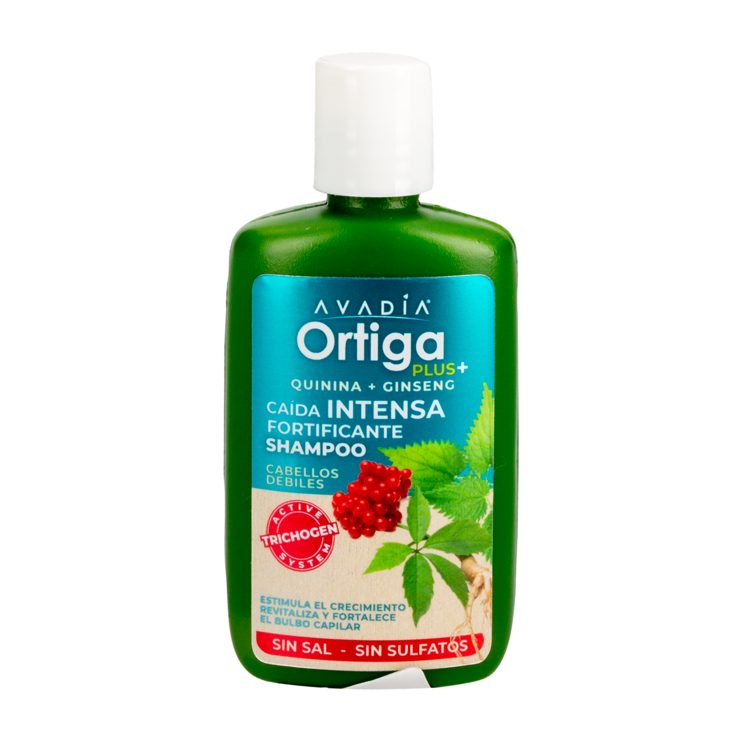 Shampoo De Cabello Ortiga Plus Fortificante AVADÍA 65 Ml