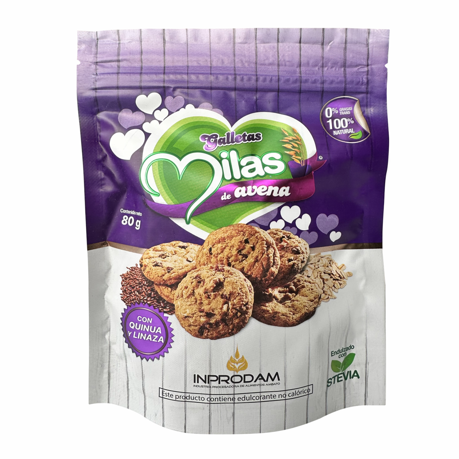 Galletas De Avena Quinua Y Linaza MILAS 80 G