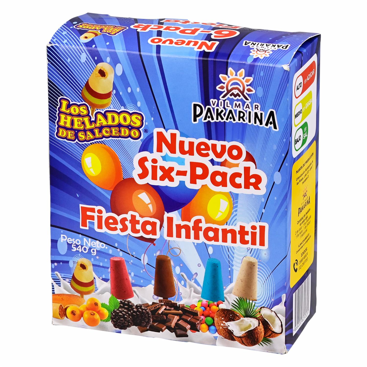 Helado Salcedo Pack Sabores LOS HELADO DE SALCEDO 6 X 90 G