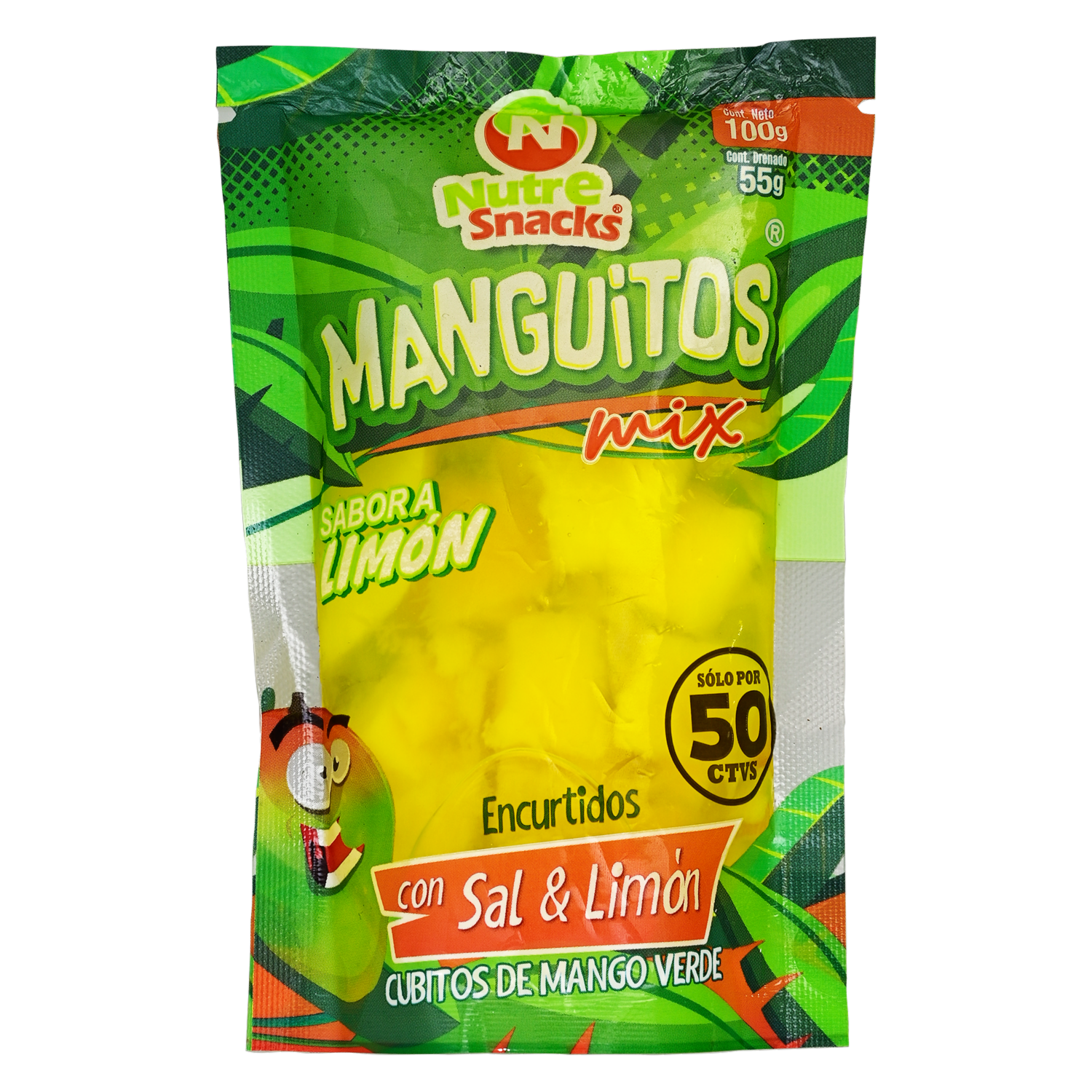 Manguitos Con Limón Y Sal NUTRE SNACKS 100 g