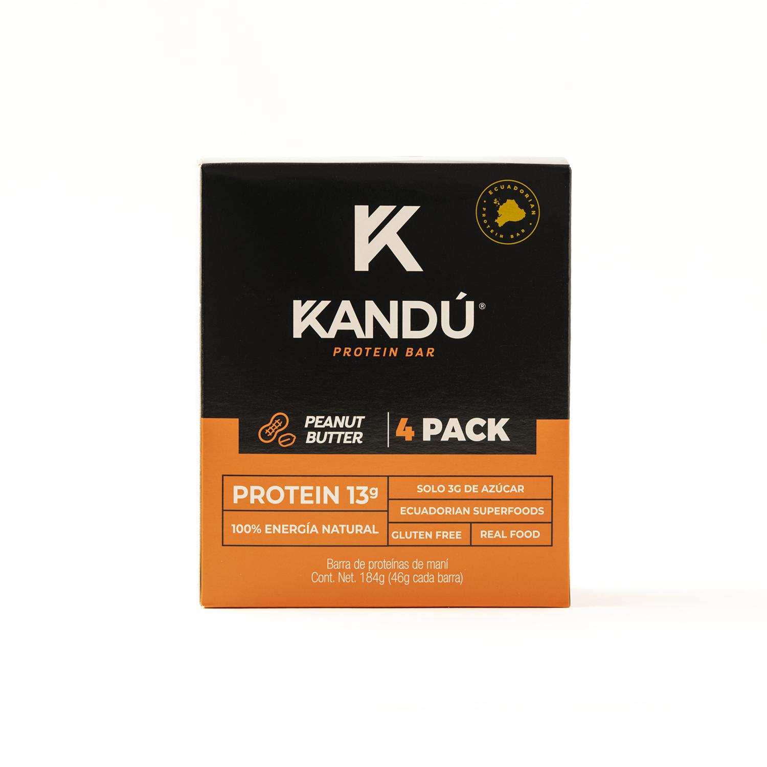 Barra De Proteína Con Maní Sin Gluten KANDÚ 184 G