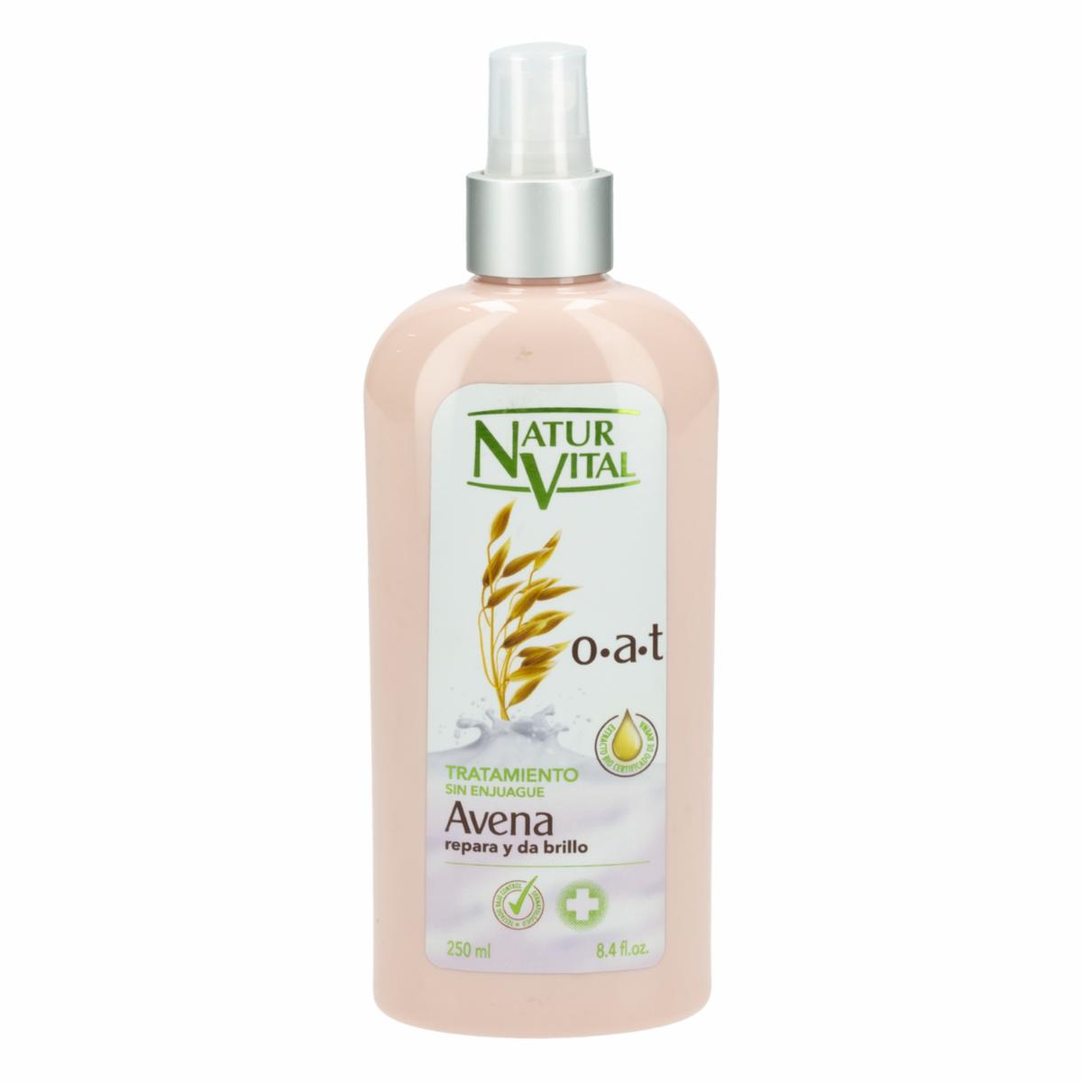 Tratamiento Capilar Con Extractos De Avena NATUR VITAL 250 Ml