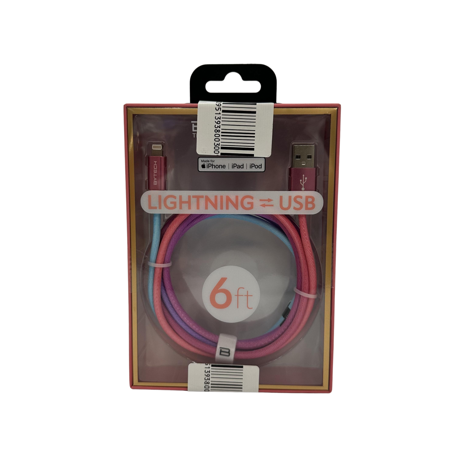 Cable Lightning BYTECH 6 Pies