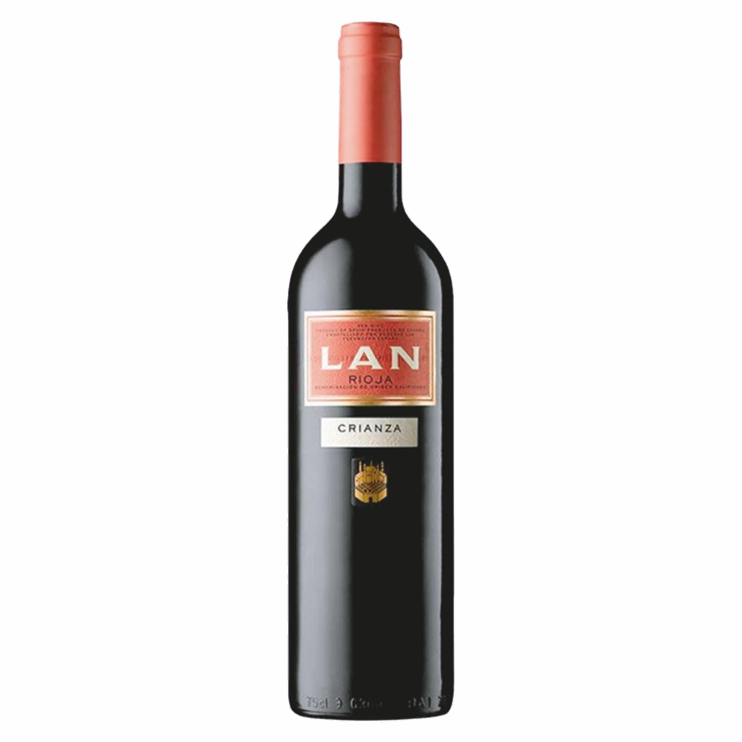 Vino Tinto Español Crianza Lan 750 Ml