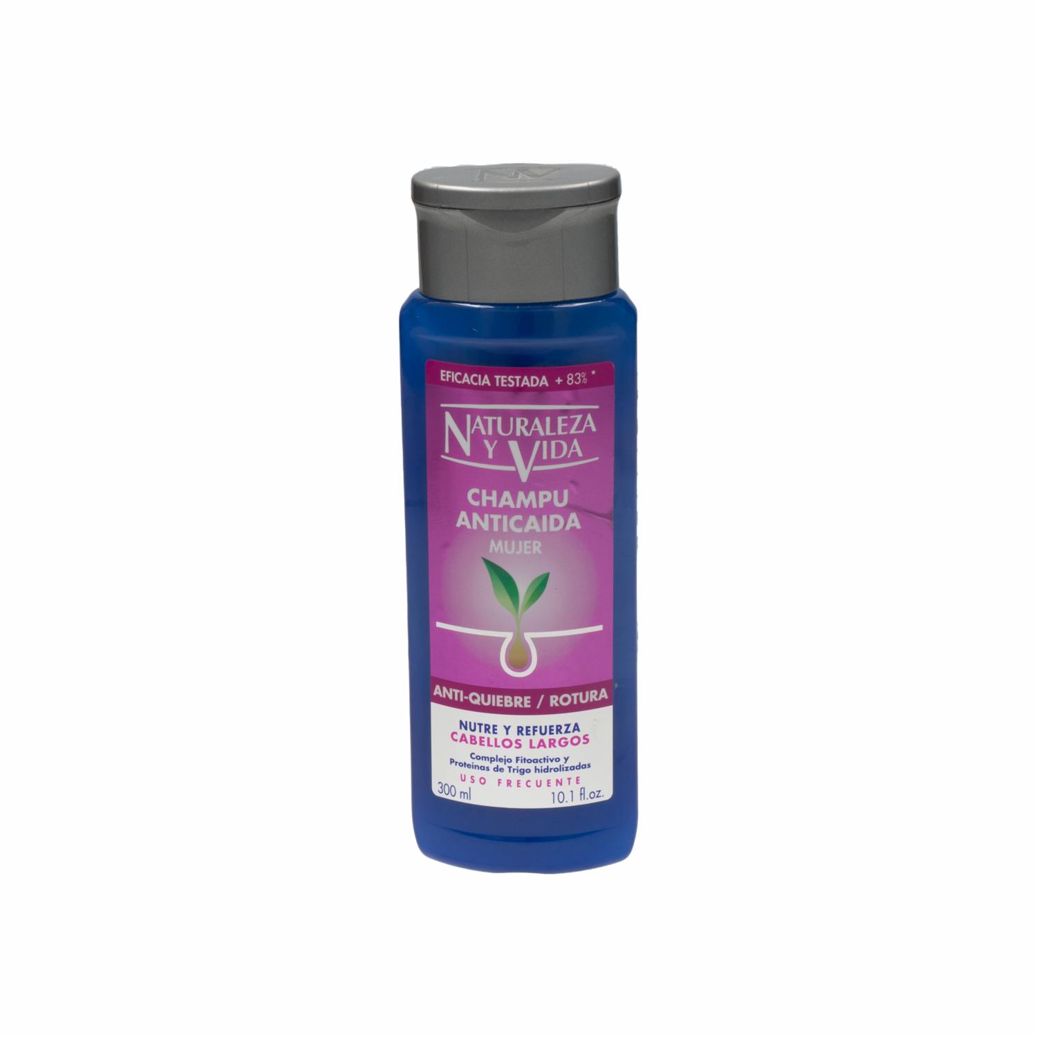 Shampoo De Cabello Anticaída NATURALEZA Y VIDA 300 Ml