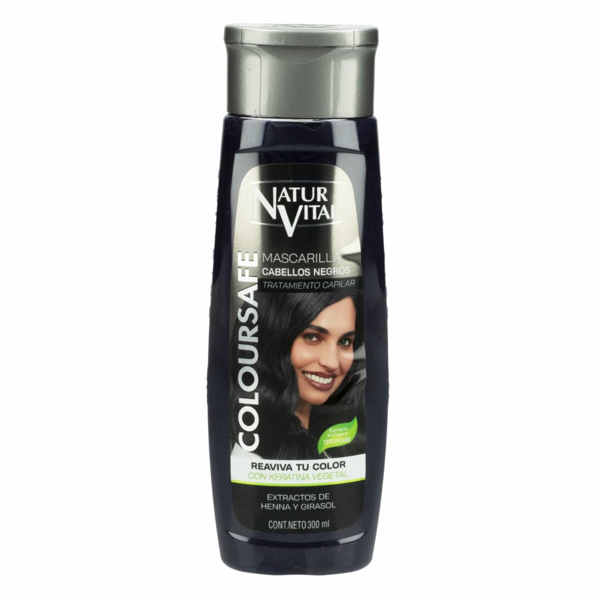 Mascara Capilar Para Cabello Negro NATURALEZA Y VIDA 300 Ml