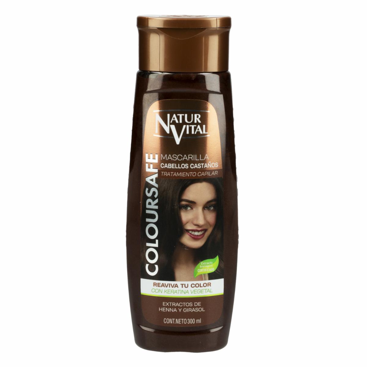 Mascara Capilar Castaño NATURALEZA Y VIDA 300 Ml