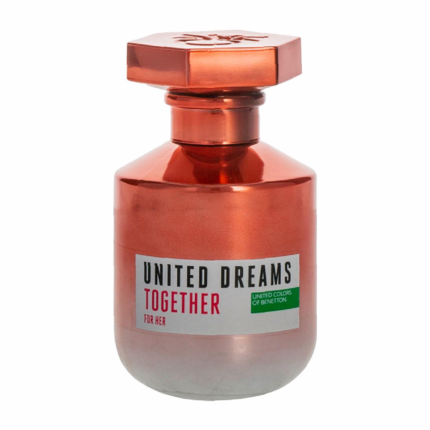 Fragancia Para Dama Ud Together Her Eau De Toilette BENETTON 80 Ml