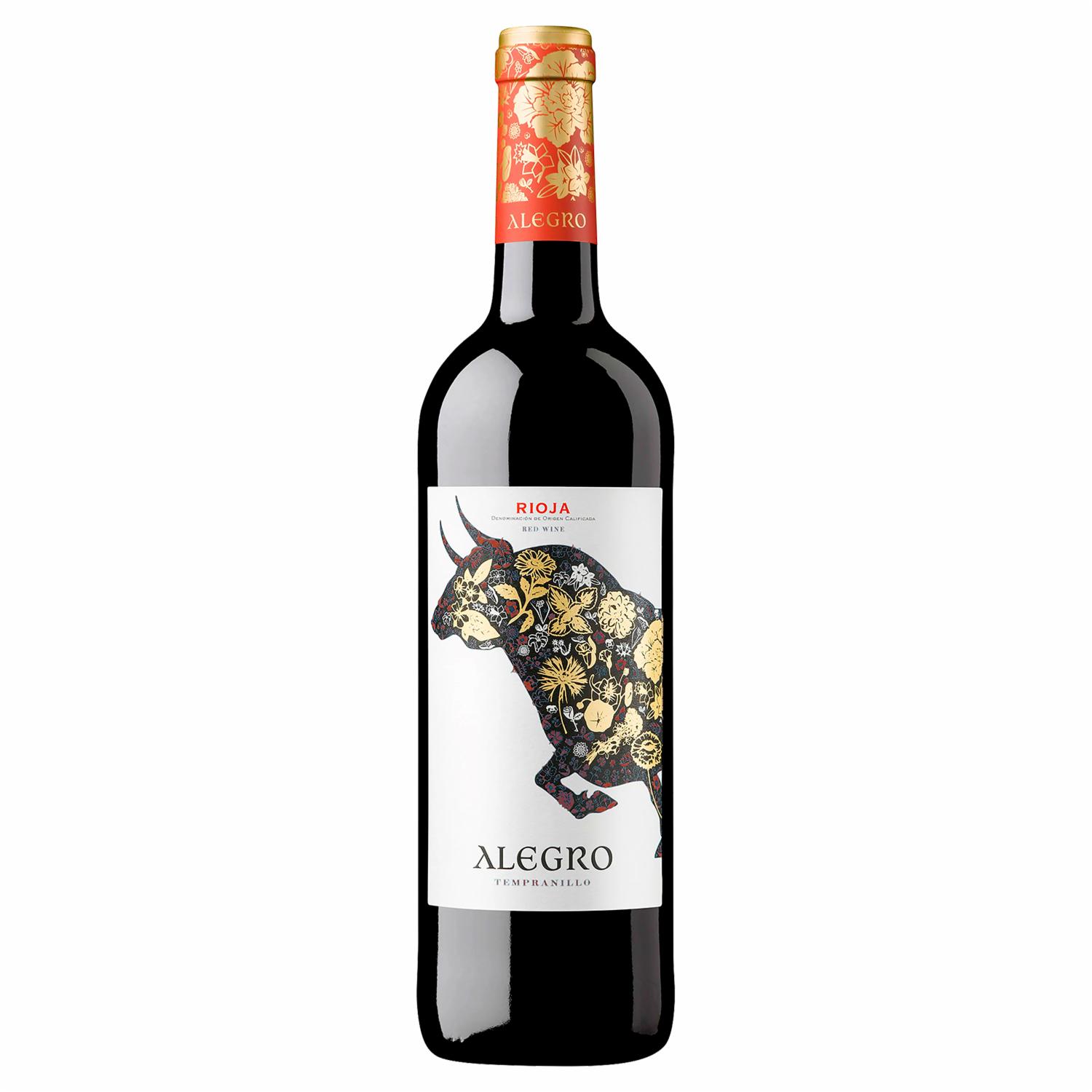 Vino Tinto Alegro Español Crianza Alegro 750 Ml