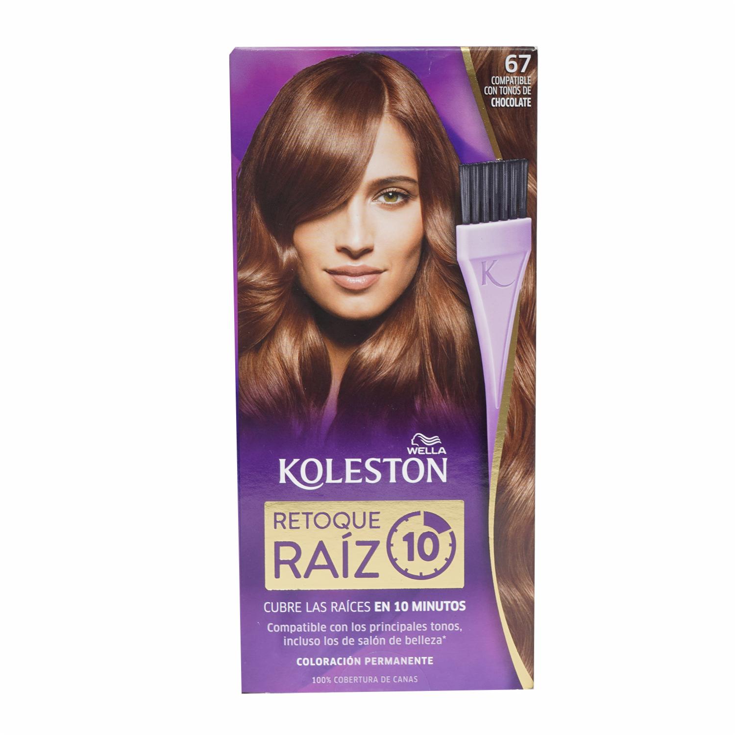 Tinte De Cabello Capilar Rtu N° 67 Chocolate KOLESTON Unidad