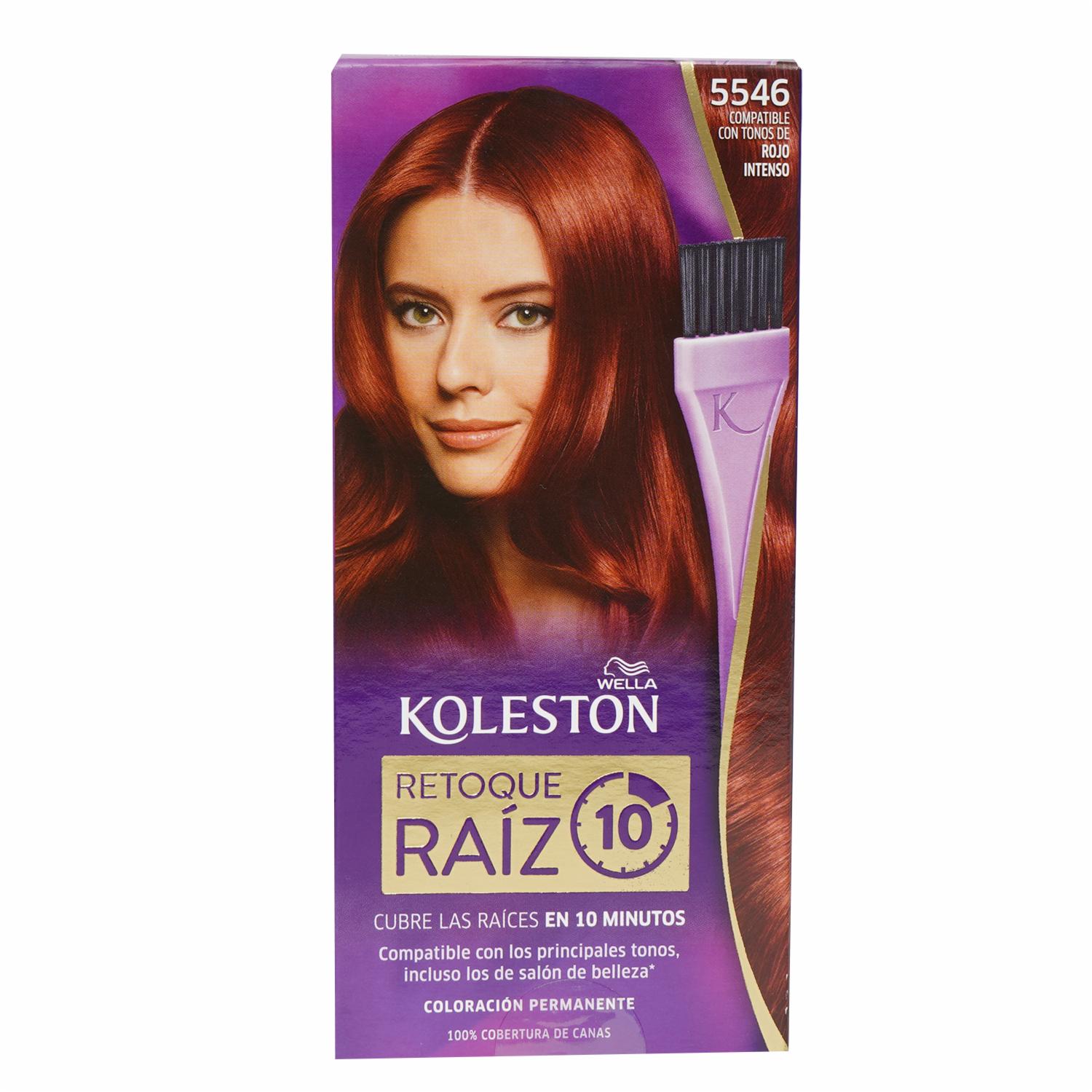Tinte De Cabello Capilar Revitaliv No 5546 Rojo Intenso KOLESTON Unidad