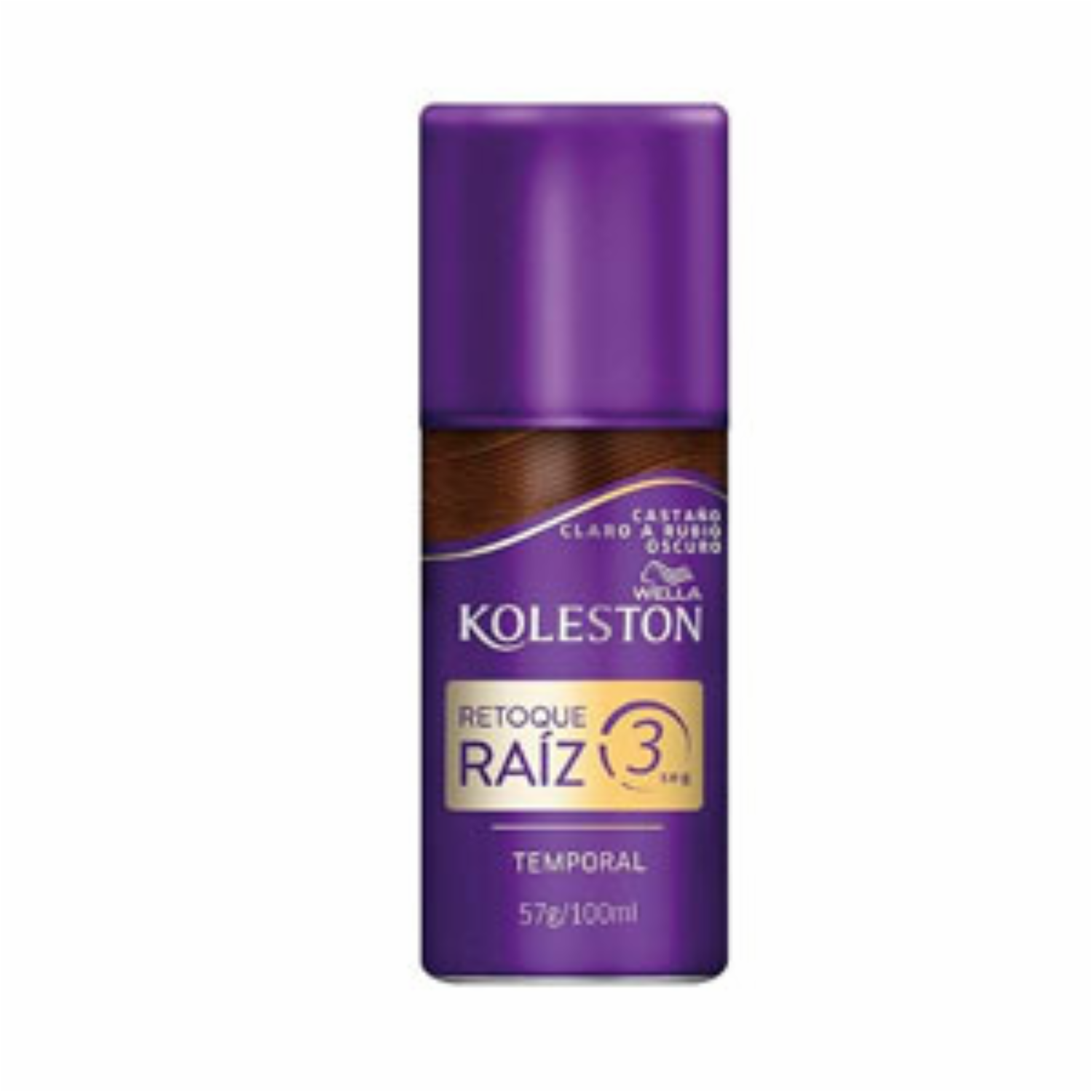 Tinte De Cabello Retoque En Spray Castaño Claro KOLESTON 100 Ml