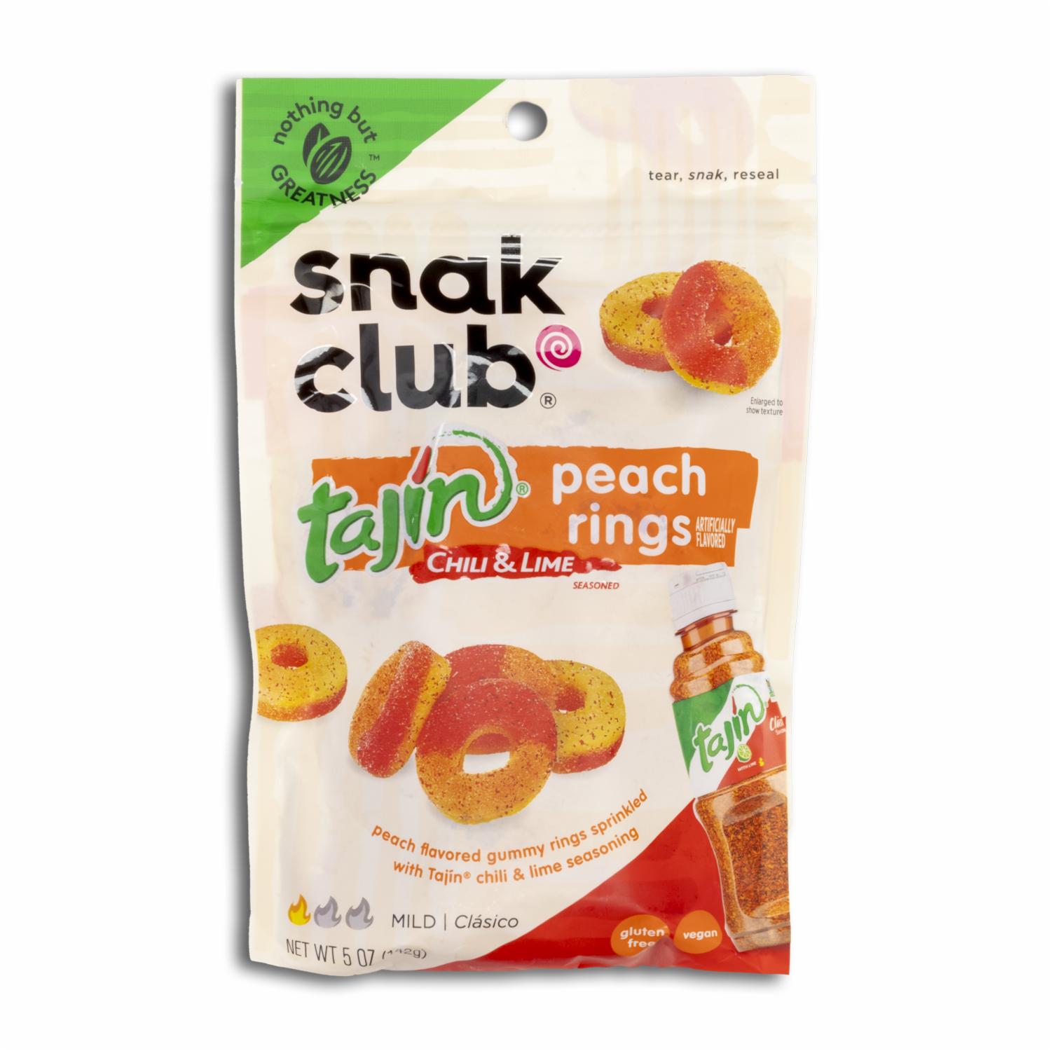 Gomitas Sabor A Durazno SNAK CLUB TAJIN 142 G