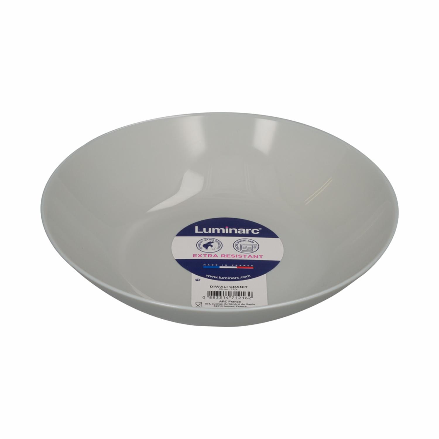 Plato Hondo Temperado Diwali Granit Sopu LUMINARC Unidad