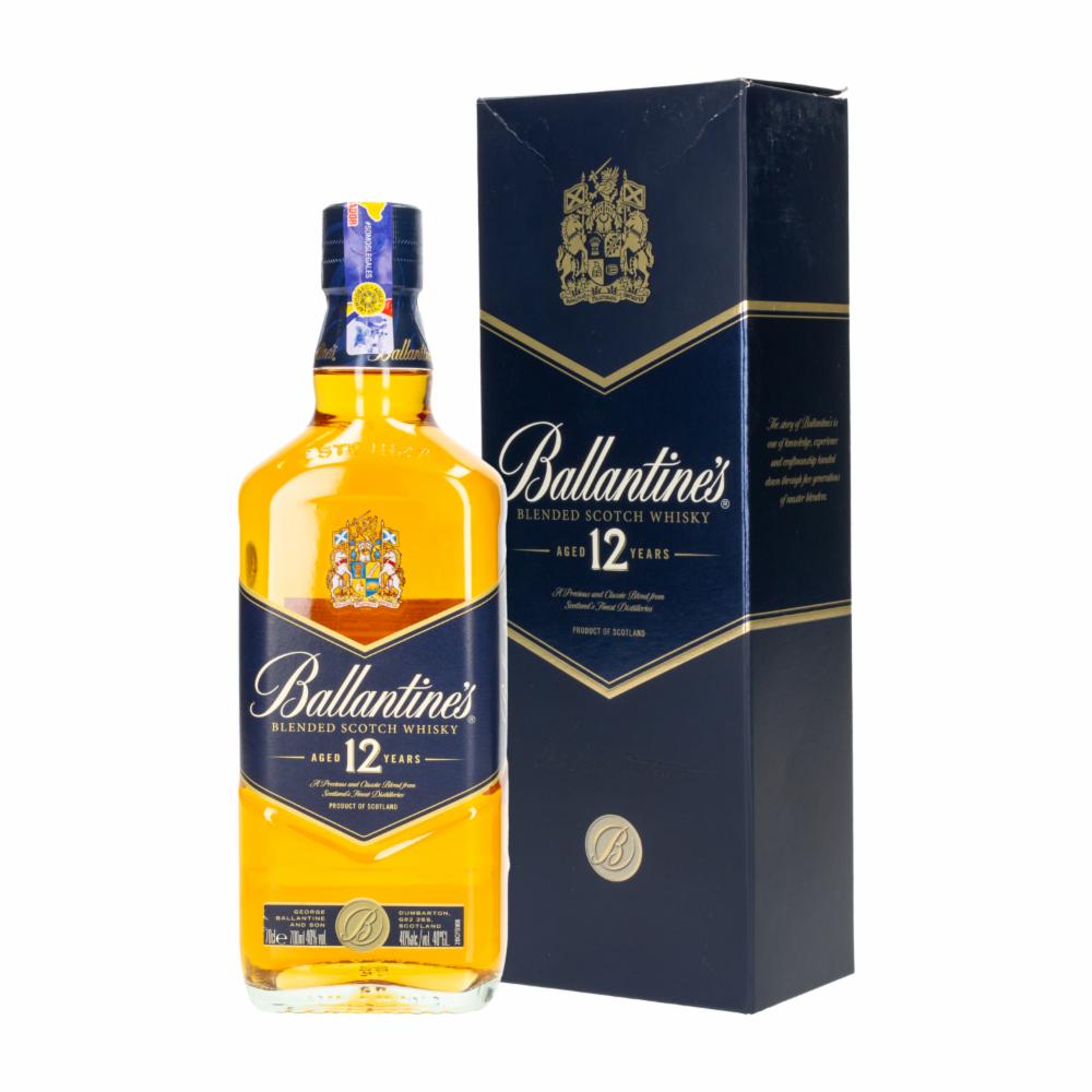 Whisky 12 Años Ballantines 700 Ml