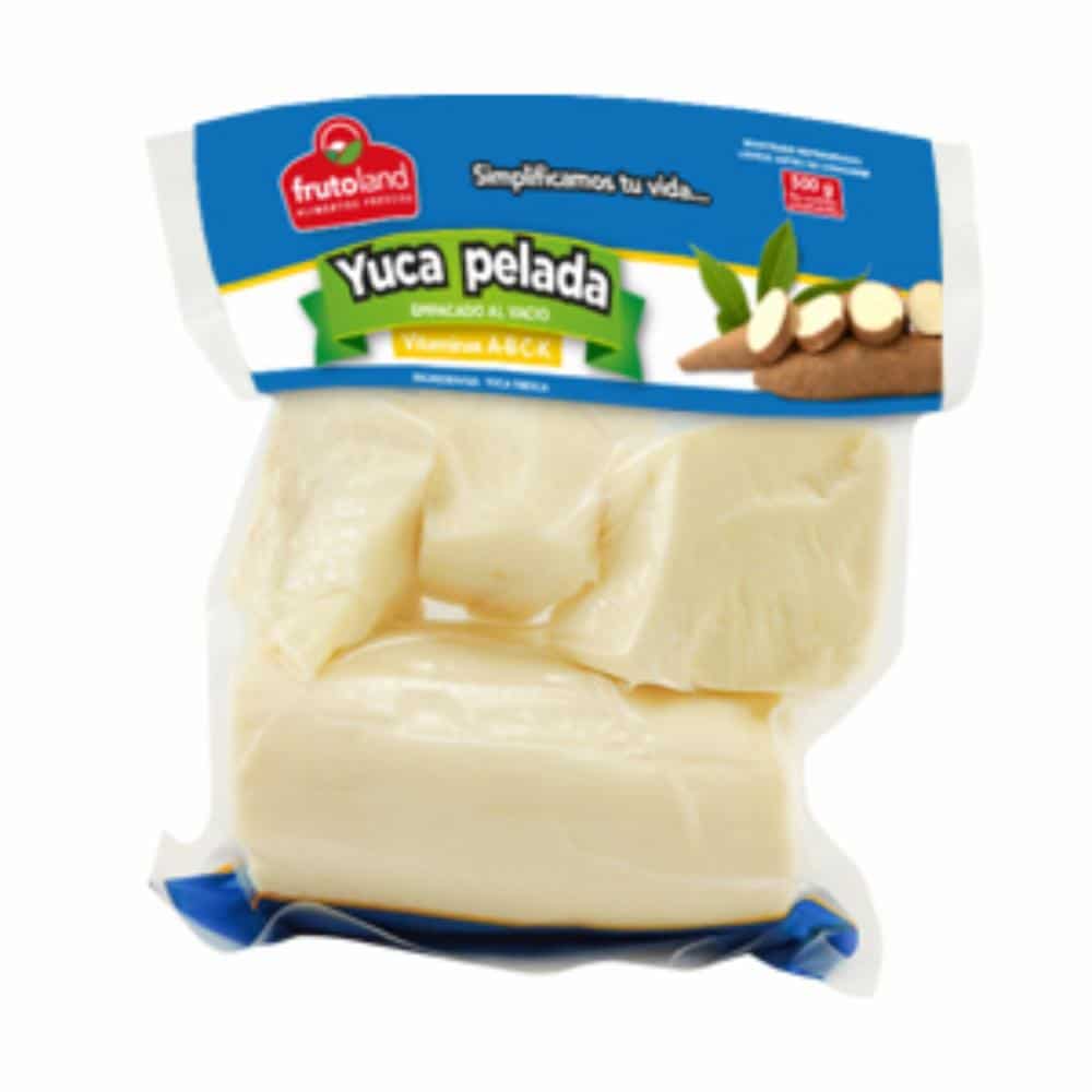 Yuca Fresca Pelada FRUTOLAND 500 G