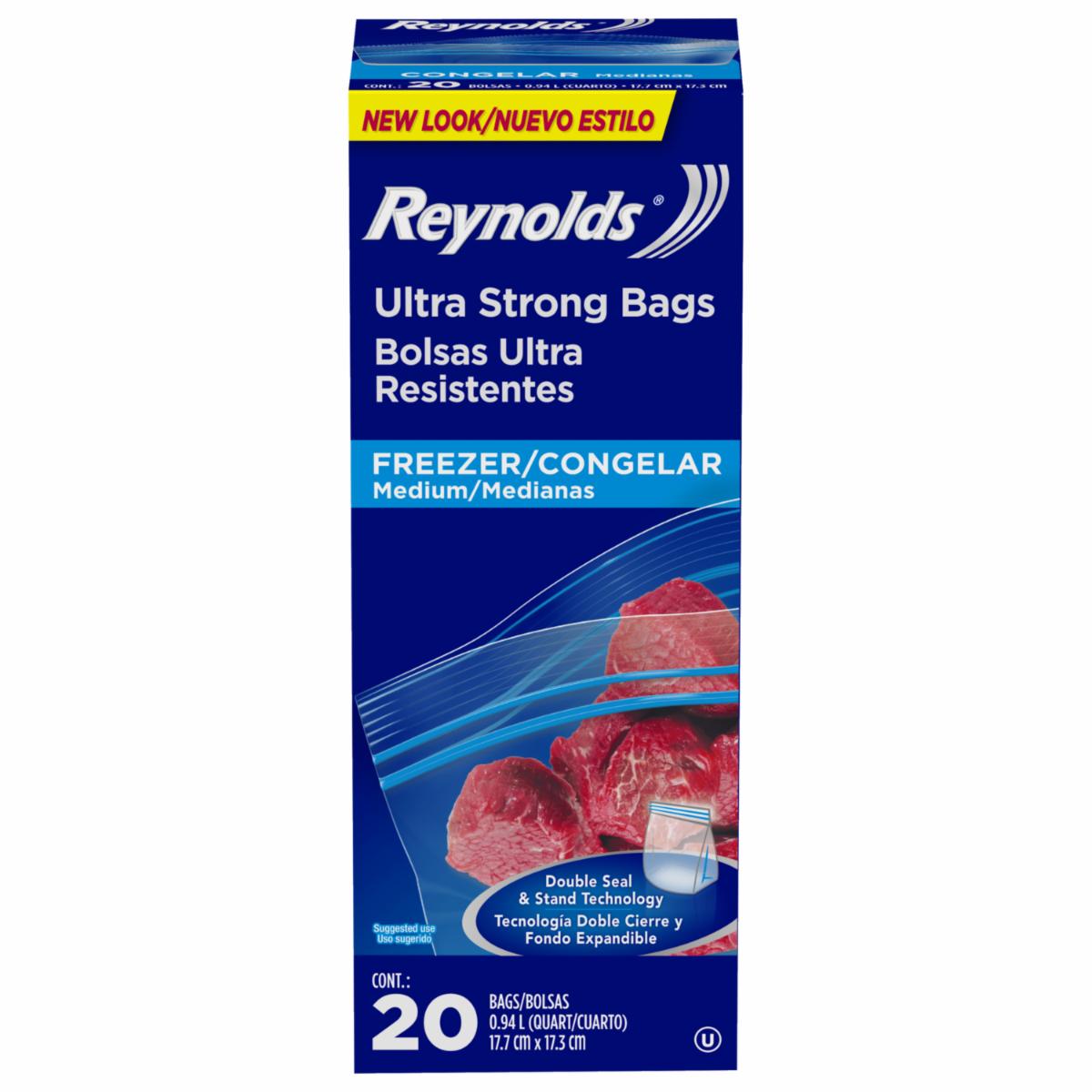 Fundas Para Congelar Medianas REYNOLDS 1 X 20 Unidades