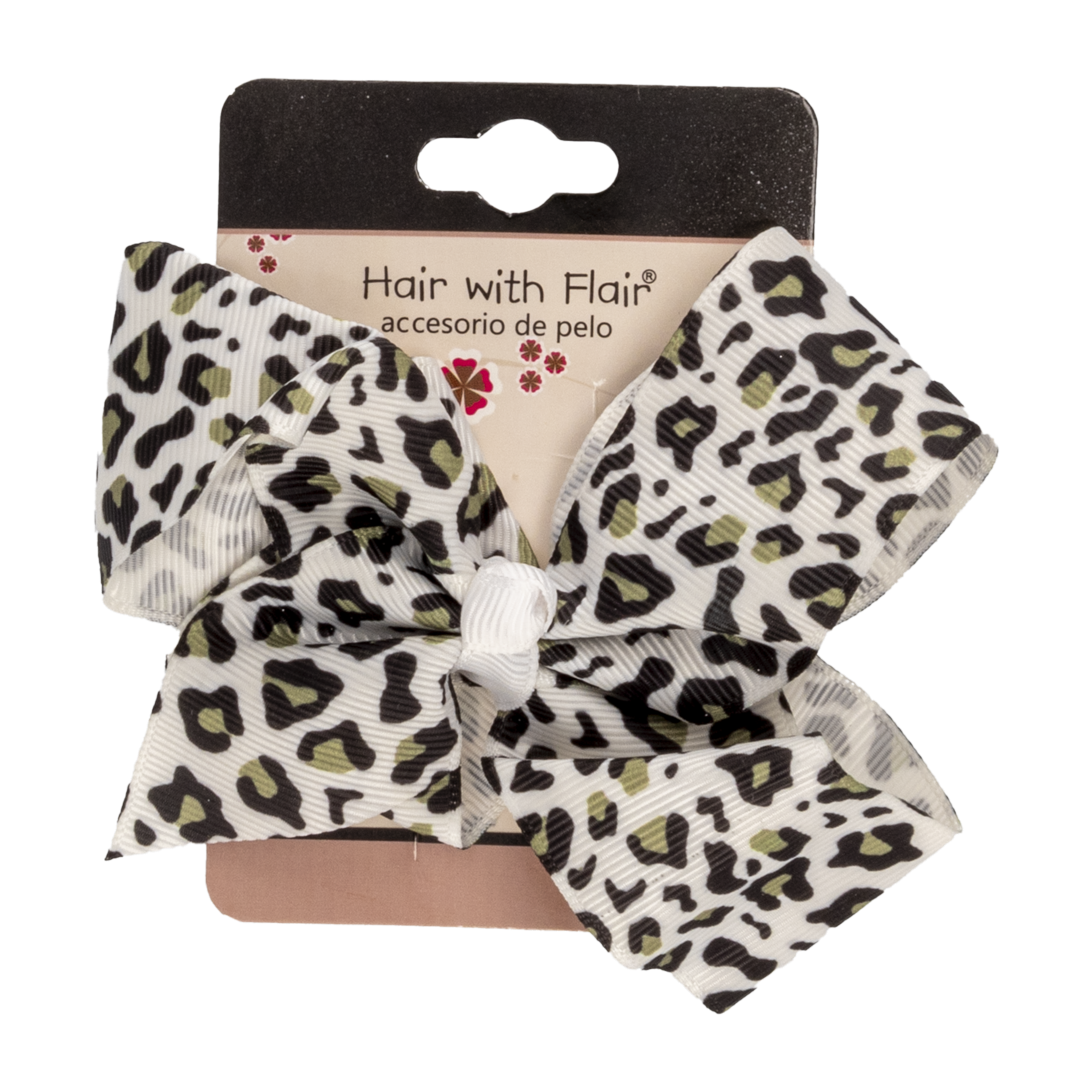Vinchas De Cabello Tipo Lazo Animal Print HAIR WITH FLAIR Unidad