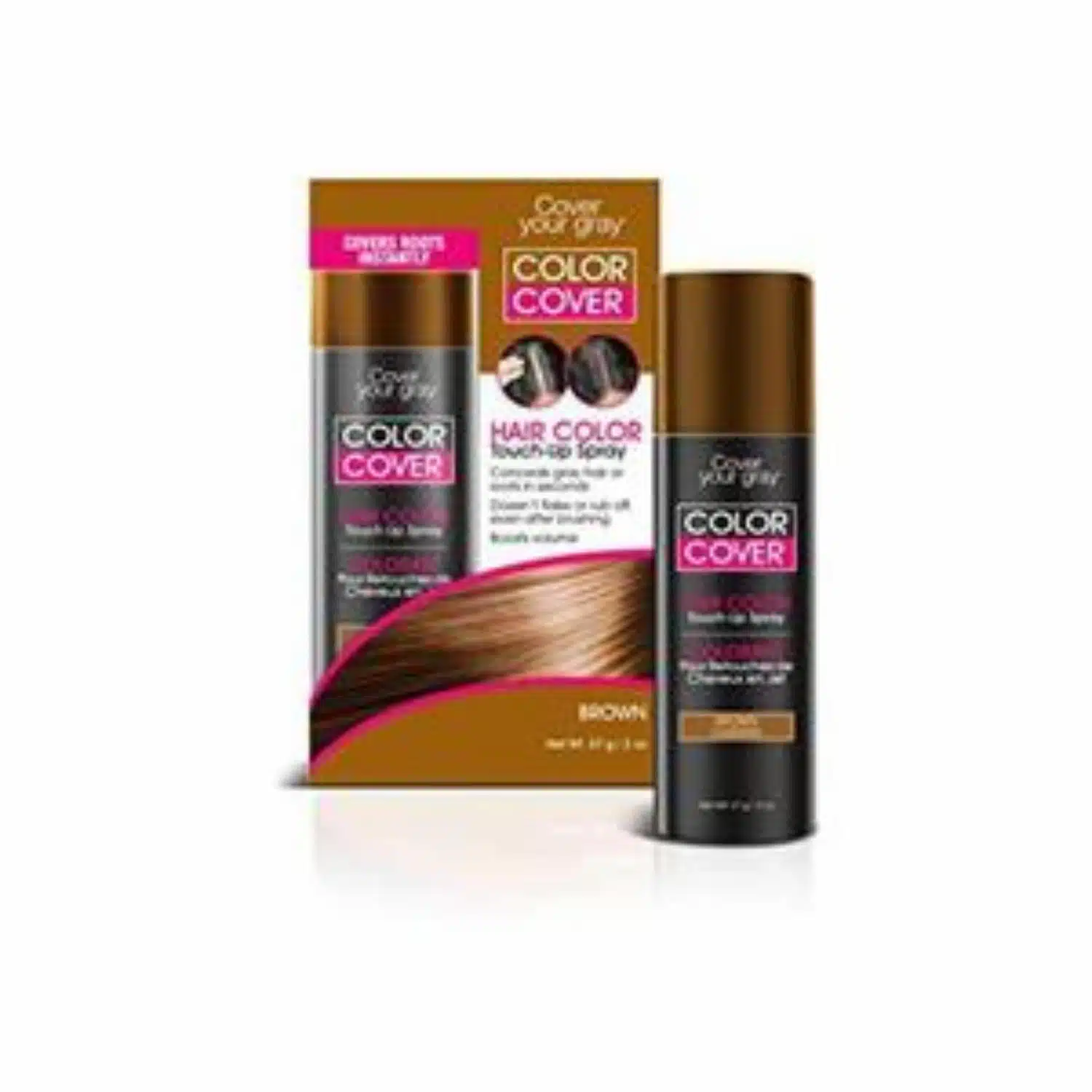 Cubre Canas En Spray Café COVER YOUR GRAY 57 G