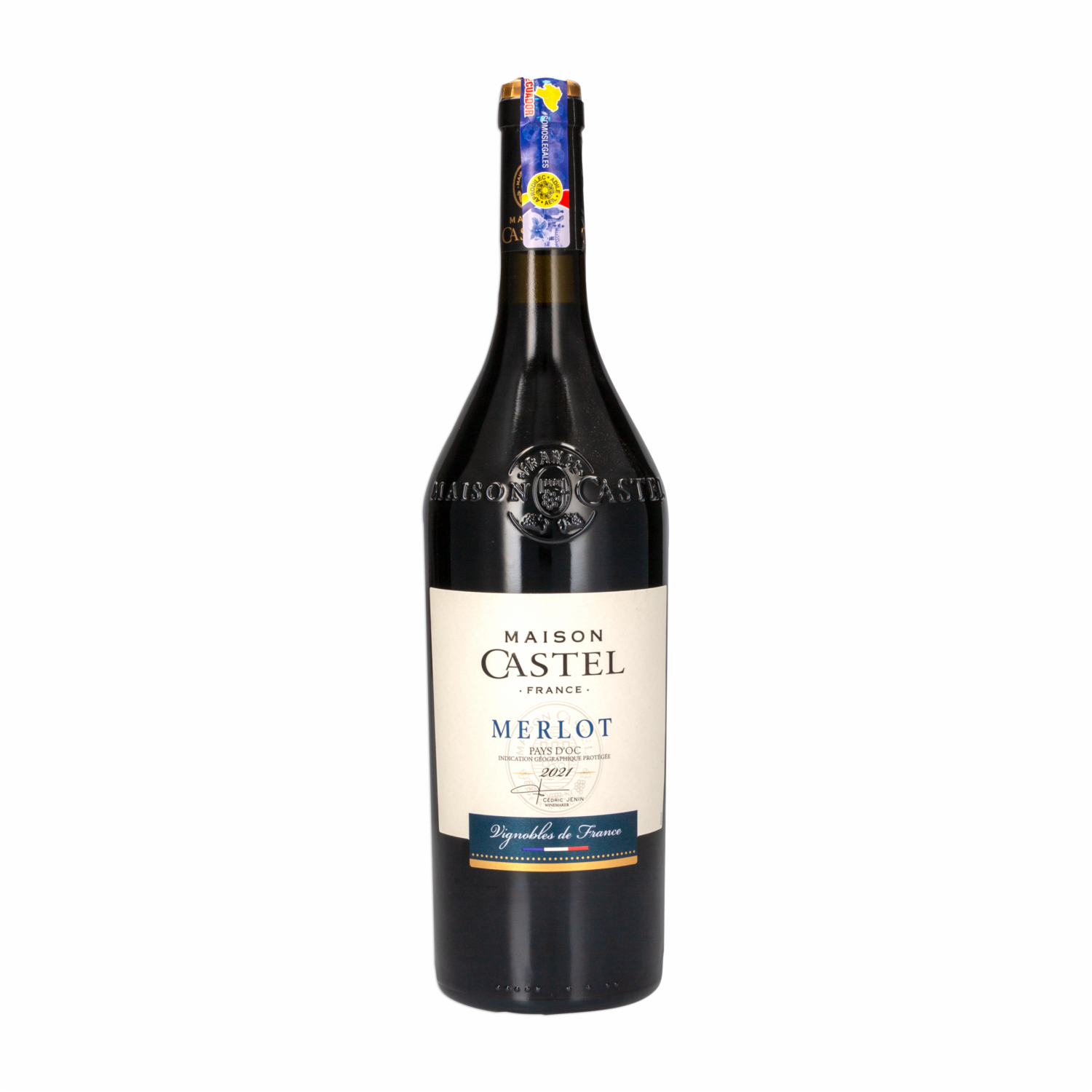Vino Tinto Merlot MAISON CASTEL 750 Ml