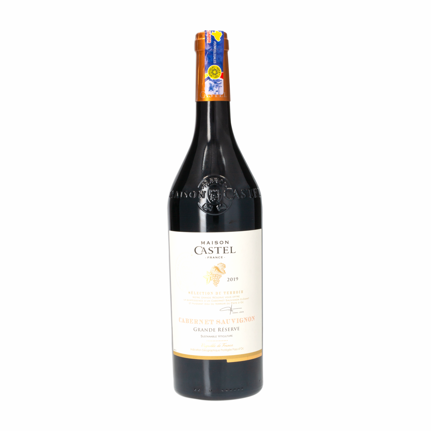 Vino Tinto Cabernet Sauvignon Grand Reserve MAISON CASTEL 750 Ml
