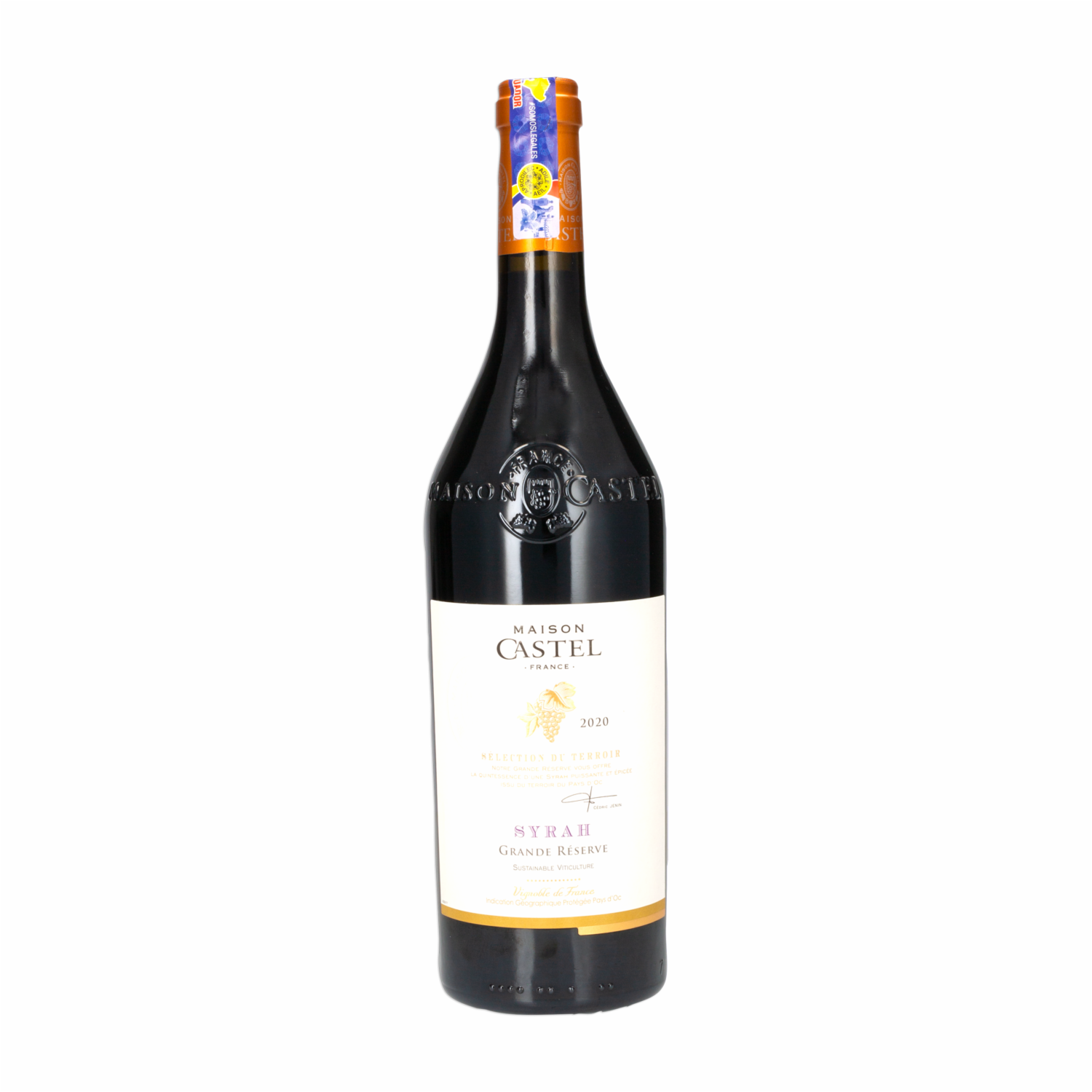 Vino Tinto Syrah Grand Reserve MAISON CASTEL 750 Ml