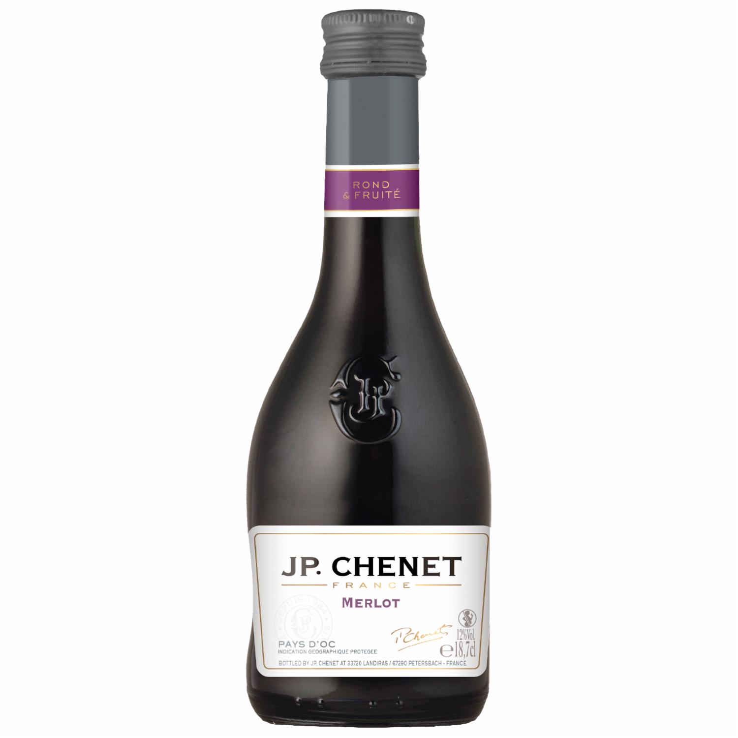 Vino Tinto Frances Merlot JP.CHENET 187 Ml