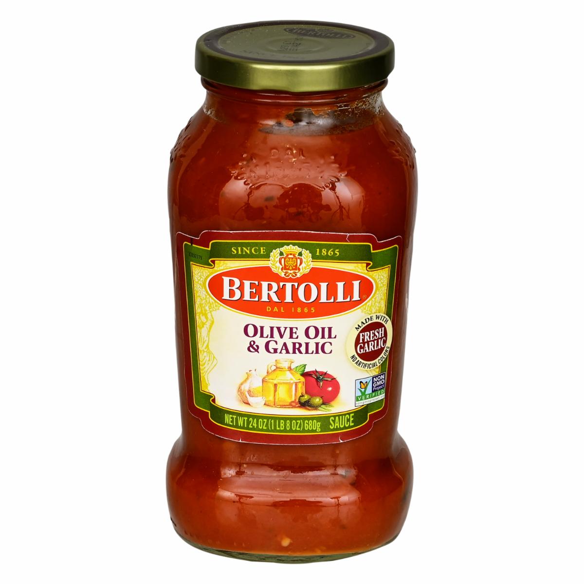 Salsa De Aceite De Oliva Y Ajo BERTOLLI Frasco