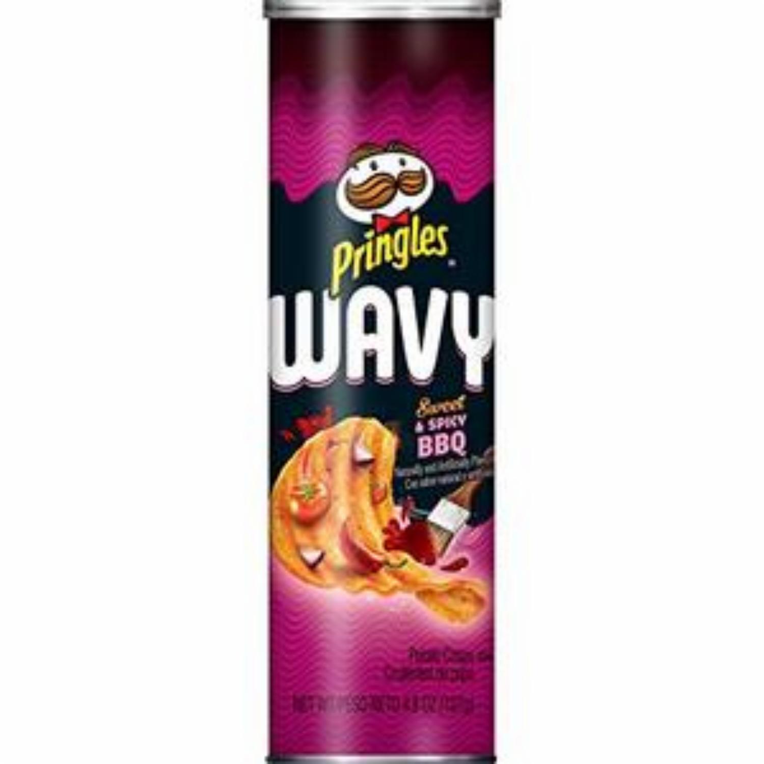 Papas Fritas Wavy & Tangy BBQ PRINGLES 137 g