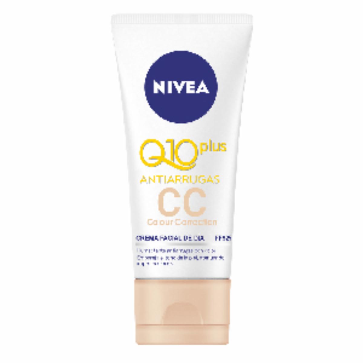 Crema Facial Q10 Con Tono De Piel Con Factor De Protección Solar 15 NIVEA 50 Ml