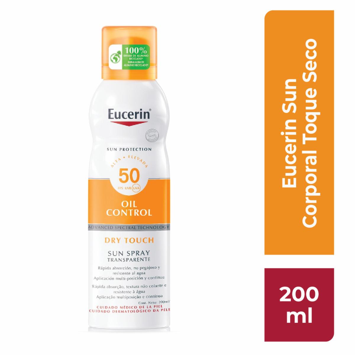 Protector Solar Spray Toque Seco Spf 50 EUCERIN 200 Ml