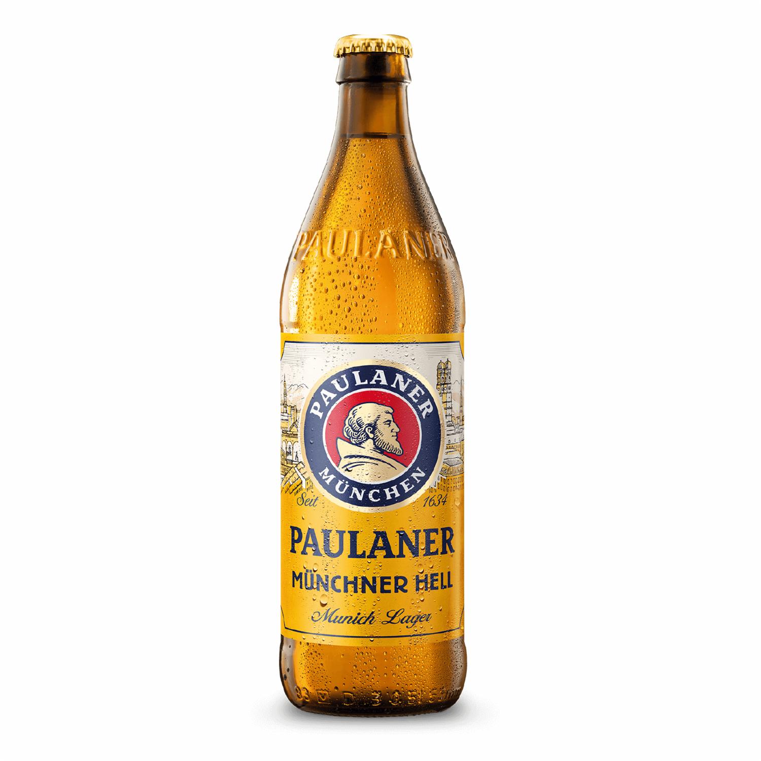 Cerveza Alemana Minchner Hell Paulaner 500 Ml