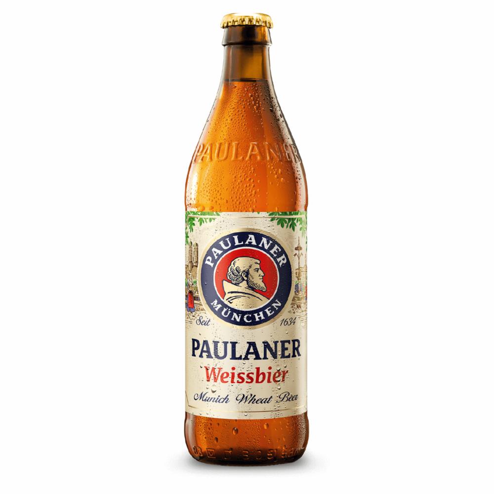 Cerveza Alemana Hefe Weissbiwer Naturtrub Paulaner 500 Ml