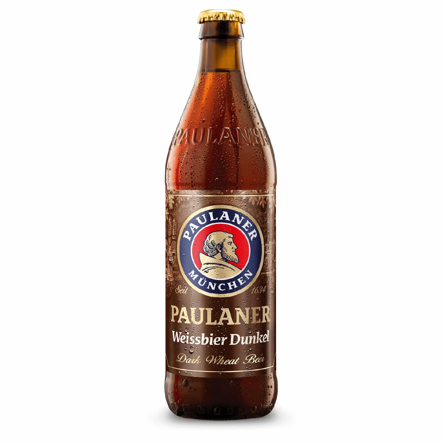 Cerveza Alemana Hefe Weissbiwer Dunkel Paulaner 500 Ml